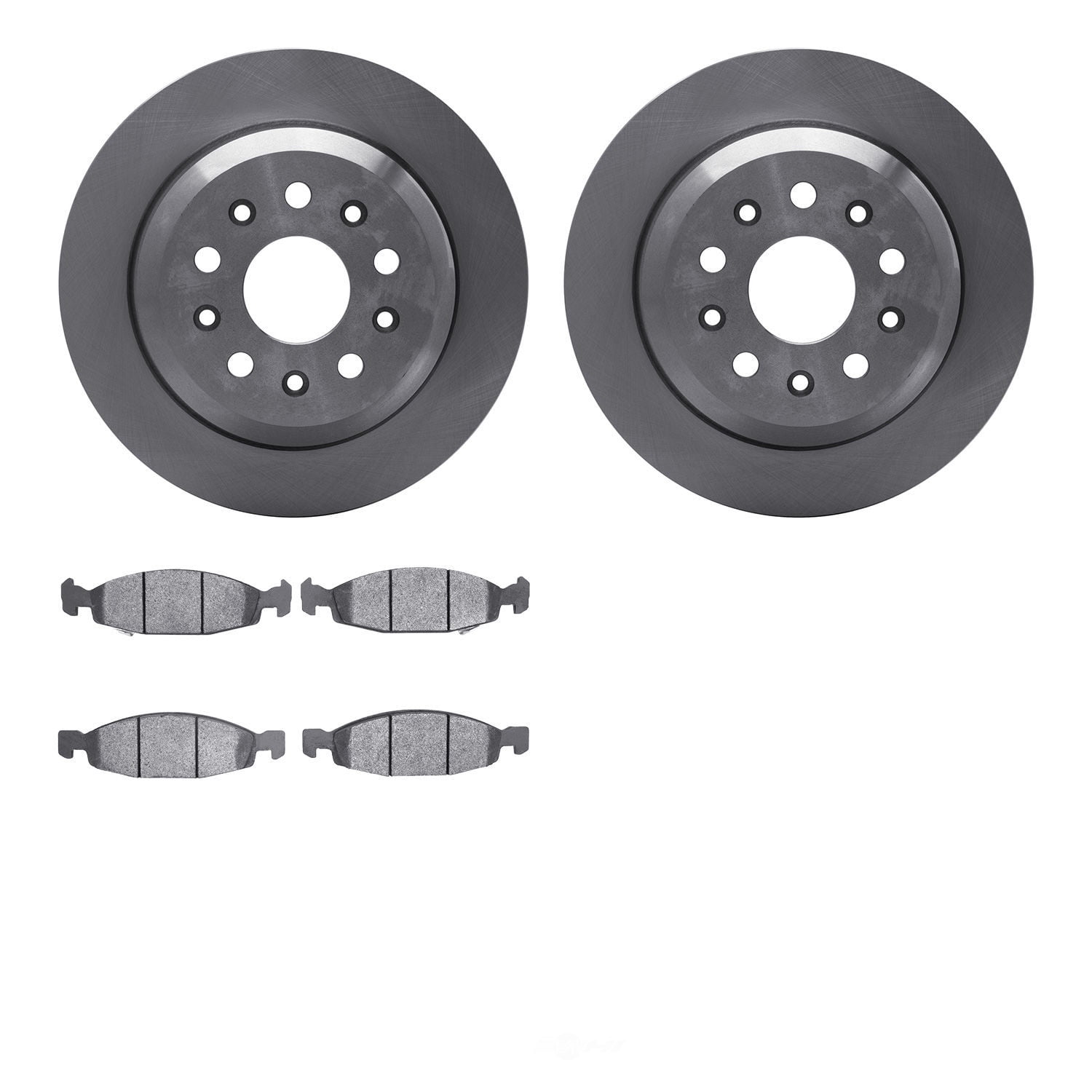 Dynamic Friction Company 6502-42168 DFC Brake Rotor with 5000 Advanced Brake Pads