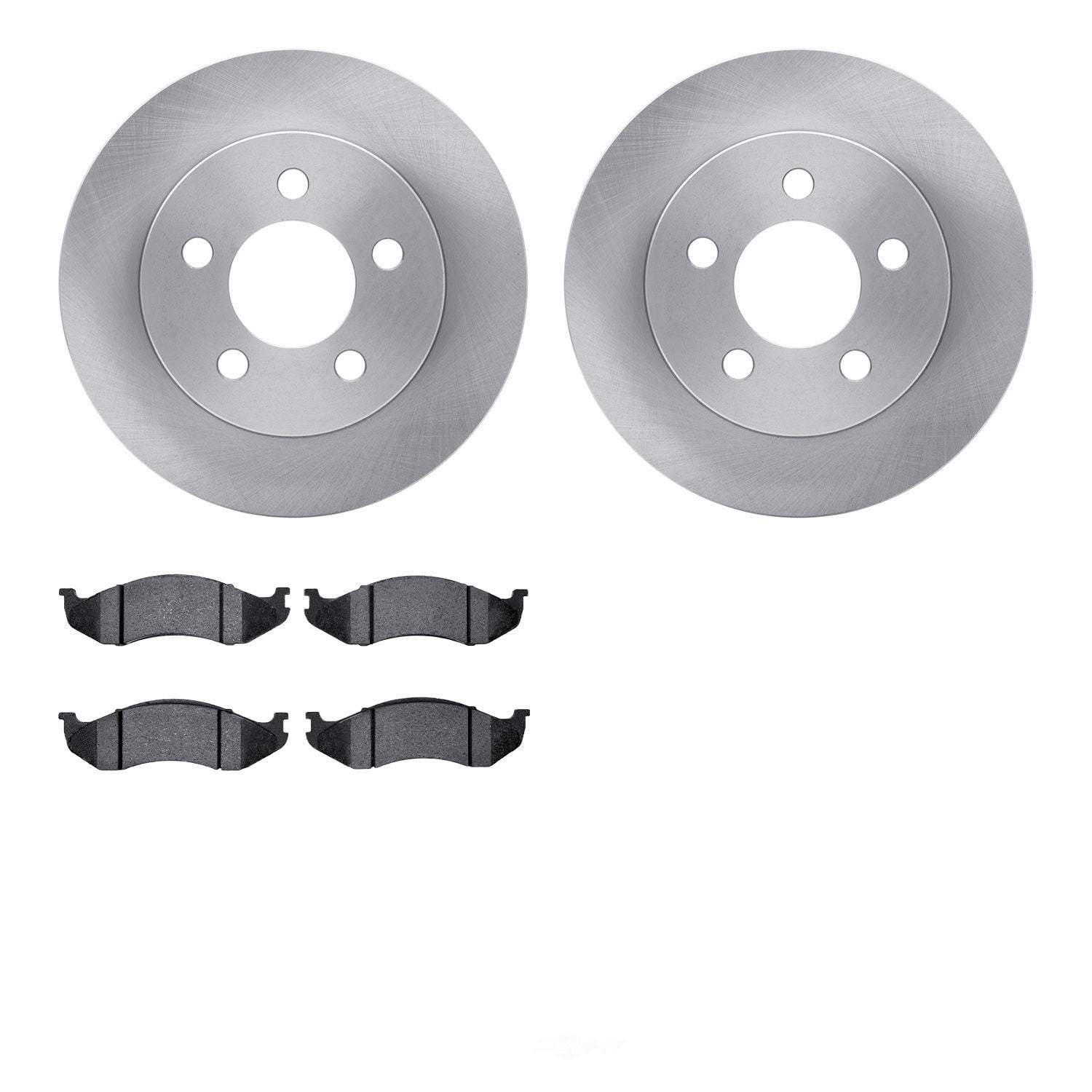 Dynamic Friction Company 6502-42178 DFC Brake Rotor with 5000 Advanced Brake Pads