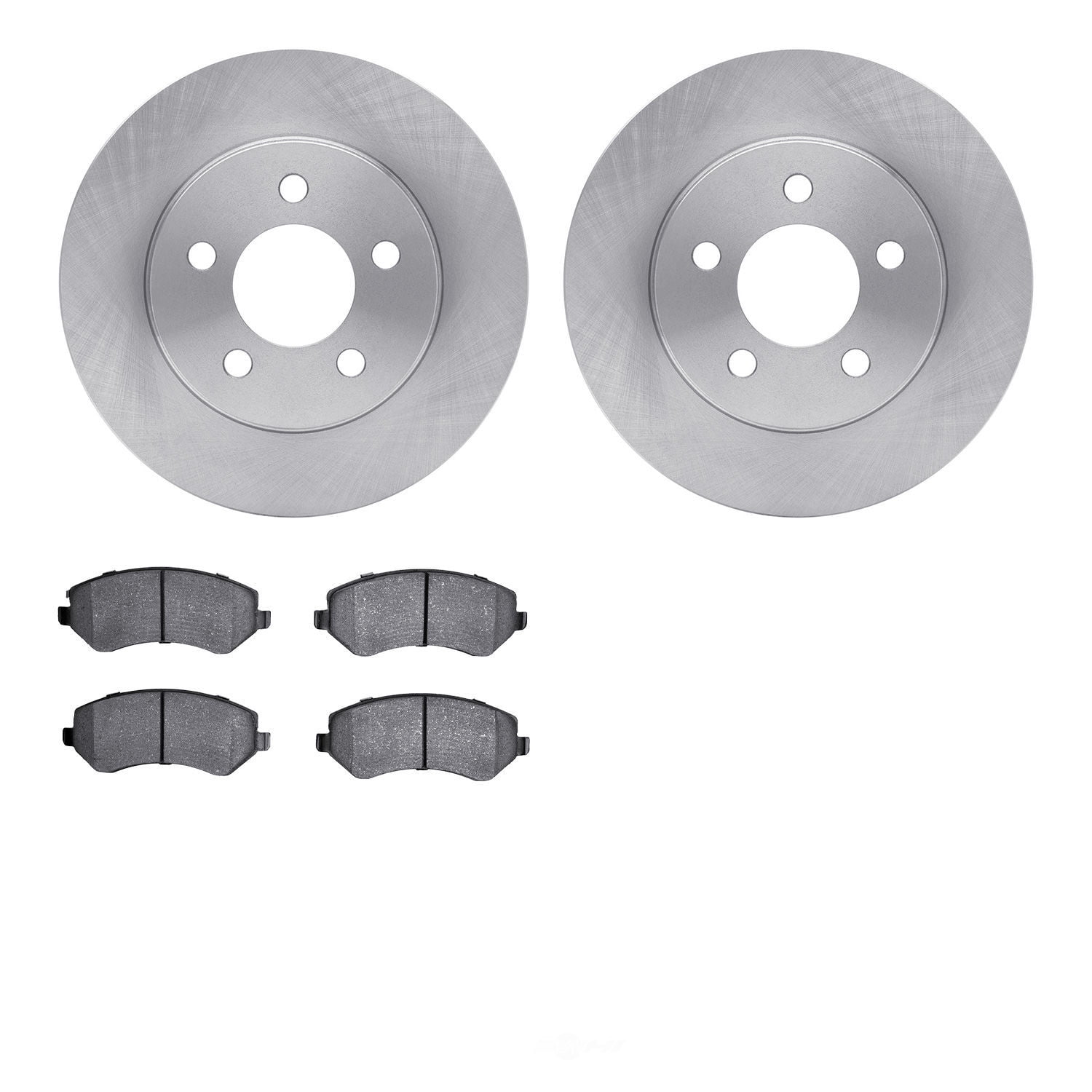 Dynamic Friction Company 6502-42183 DFC Brake Rotor with 5000 Advanced Brake Pads