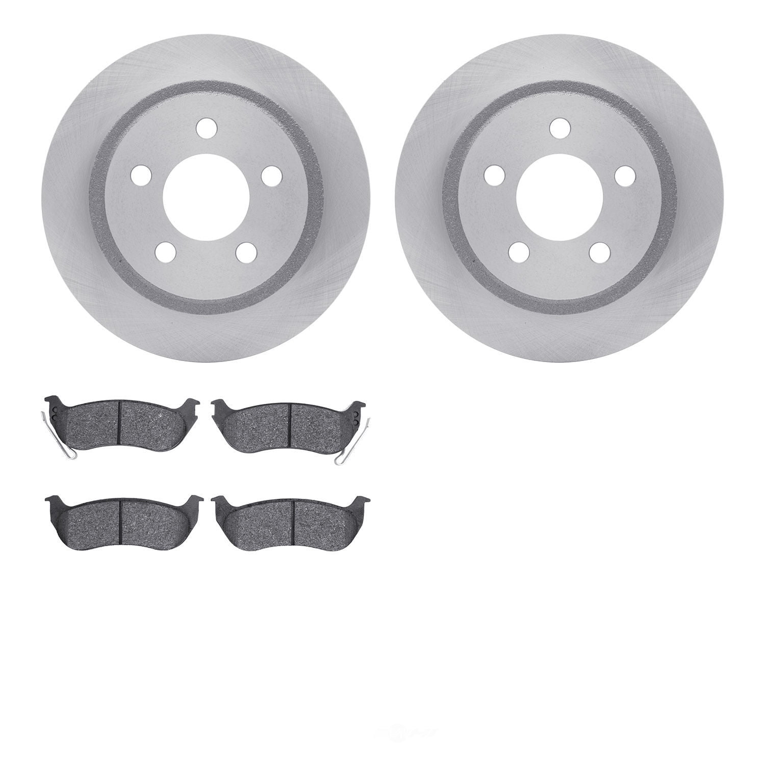 Dynamic Friction Company 6502-42186 DFC Brake Rotor with 5000 Advanced Brake Pads