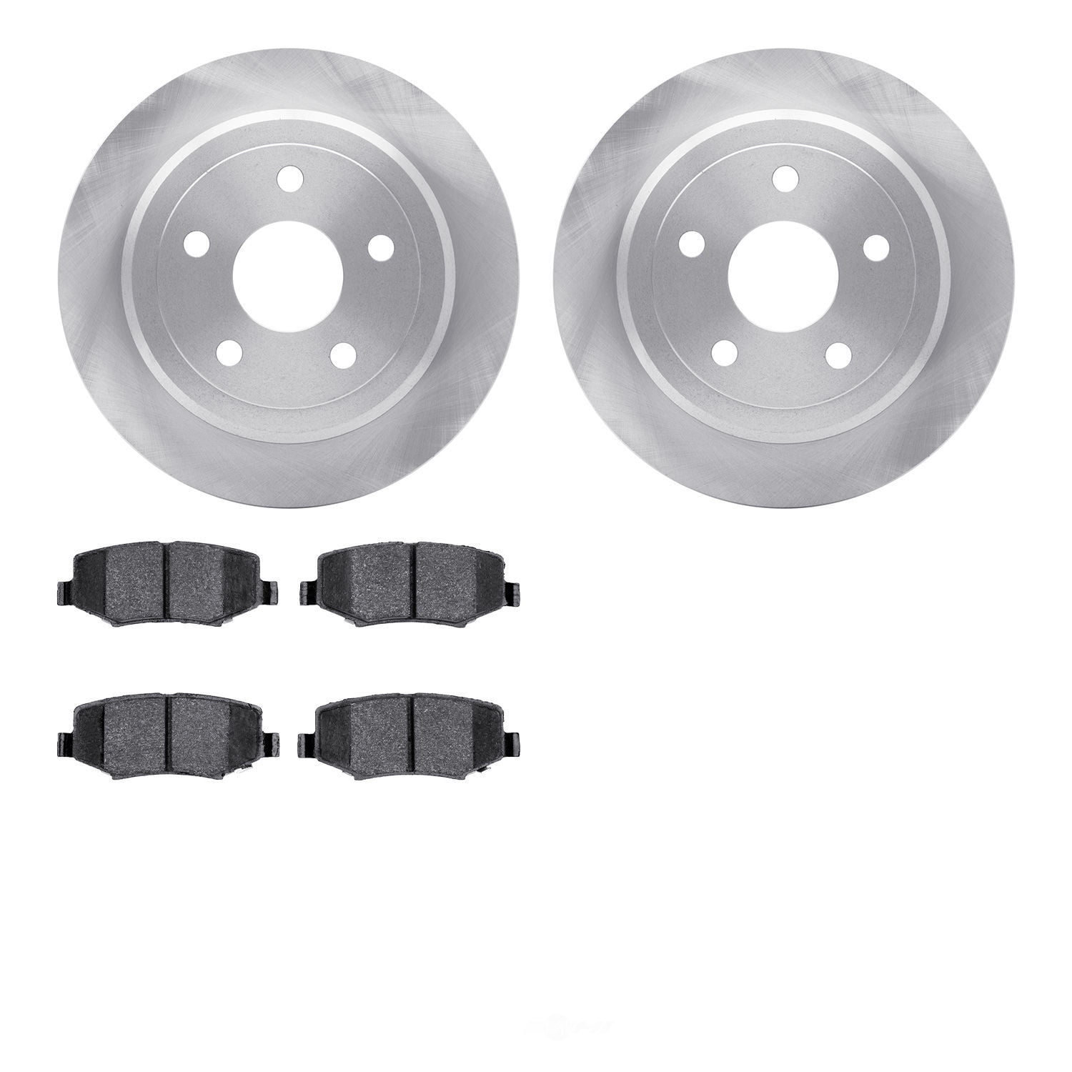 Dynamic Friction Company 6502-42189 DFC Brake Rotor with 5000 Advanced Brake Pads