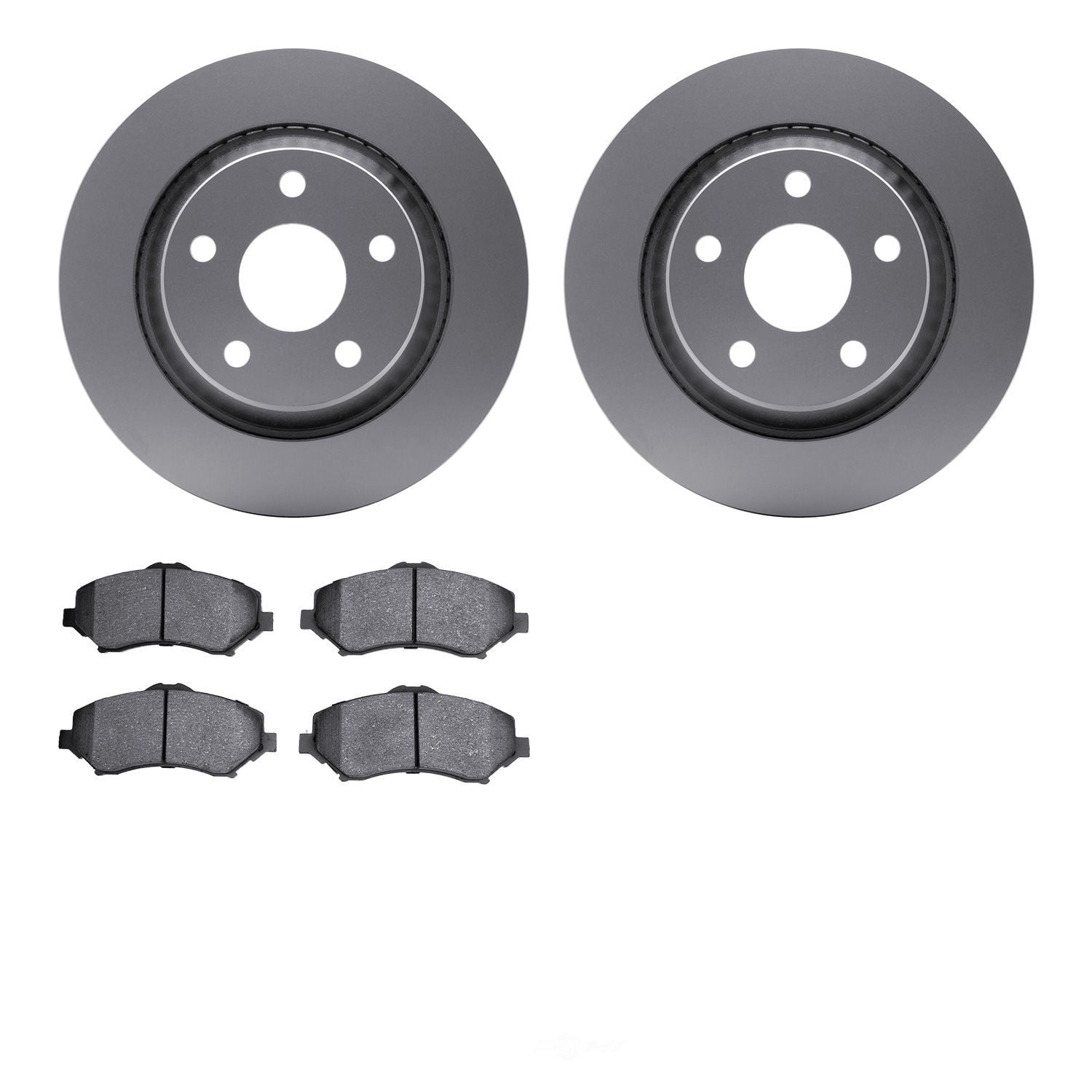Dynamic Friction Company 6502-42205 DFC Brake Rotor with 5000 Advanced Brake Pads