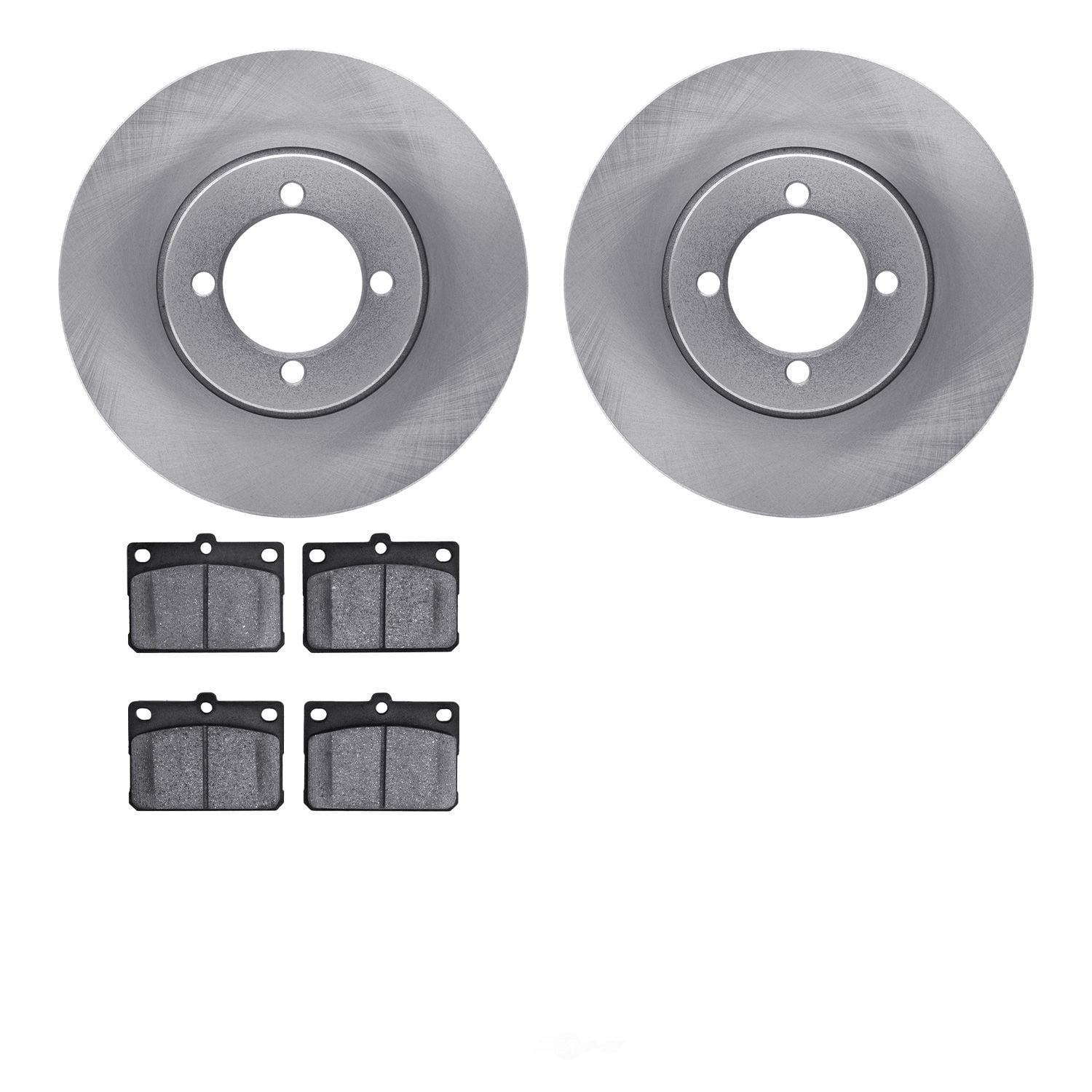 Dynamic Friction Company 6502-43010 DFC Brake Rotor with 5000 Advanced Brake Pads