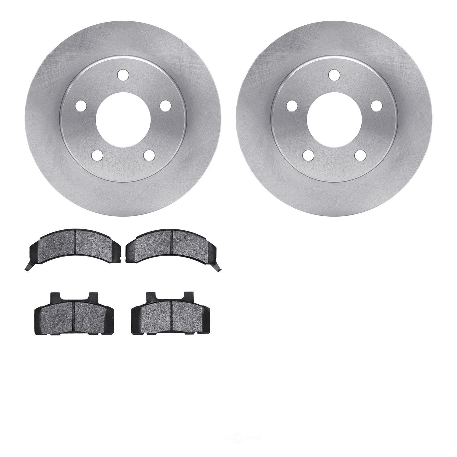Dynamic Friction Company 6502-45053 DFC Brake Rotor with 5000 Advanced Brake Pads