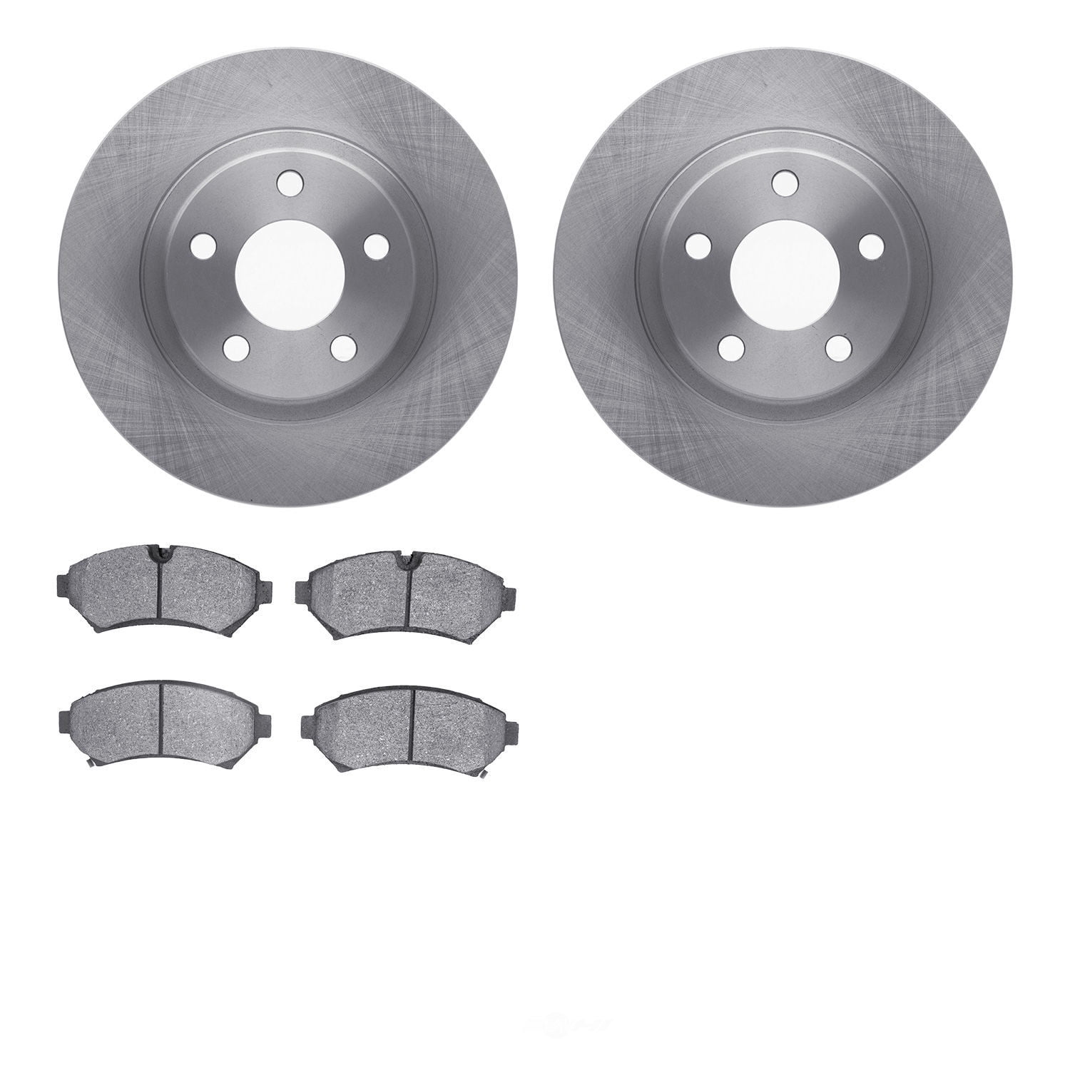 Dynamic Friction Company 6502-45076 DFC Brake Rotor with 5000 Advanced Brake Pads