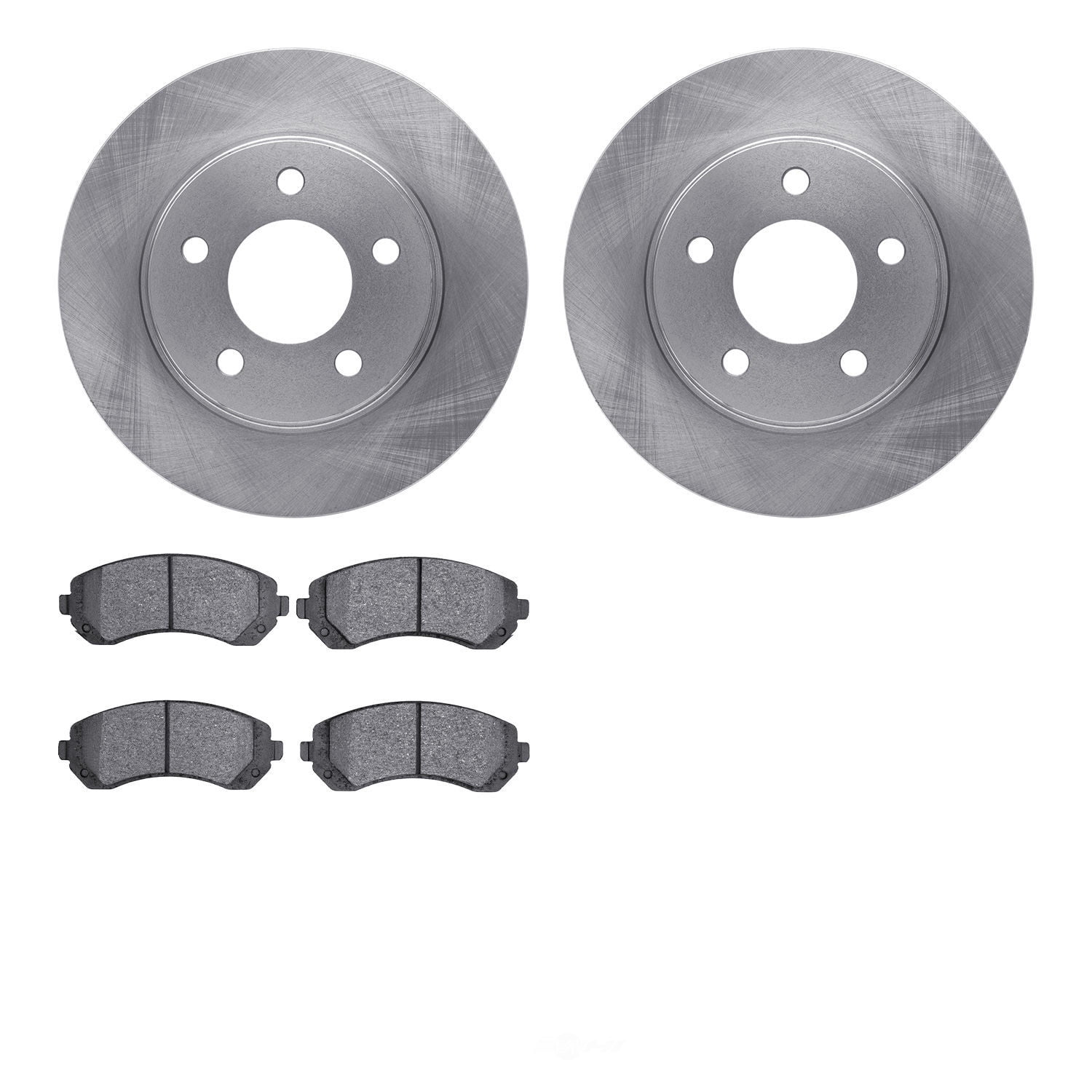 Dynamic Friction Company 6502-45091 DFC Brake Rotor with 5000 Advanced Brake Pads