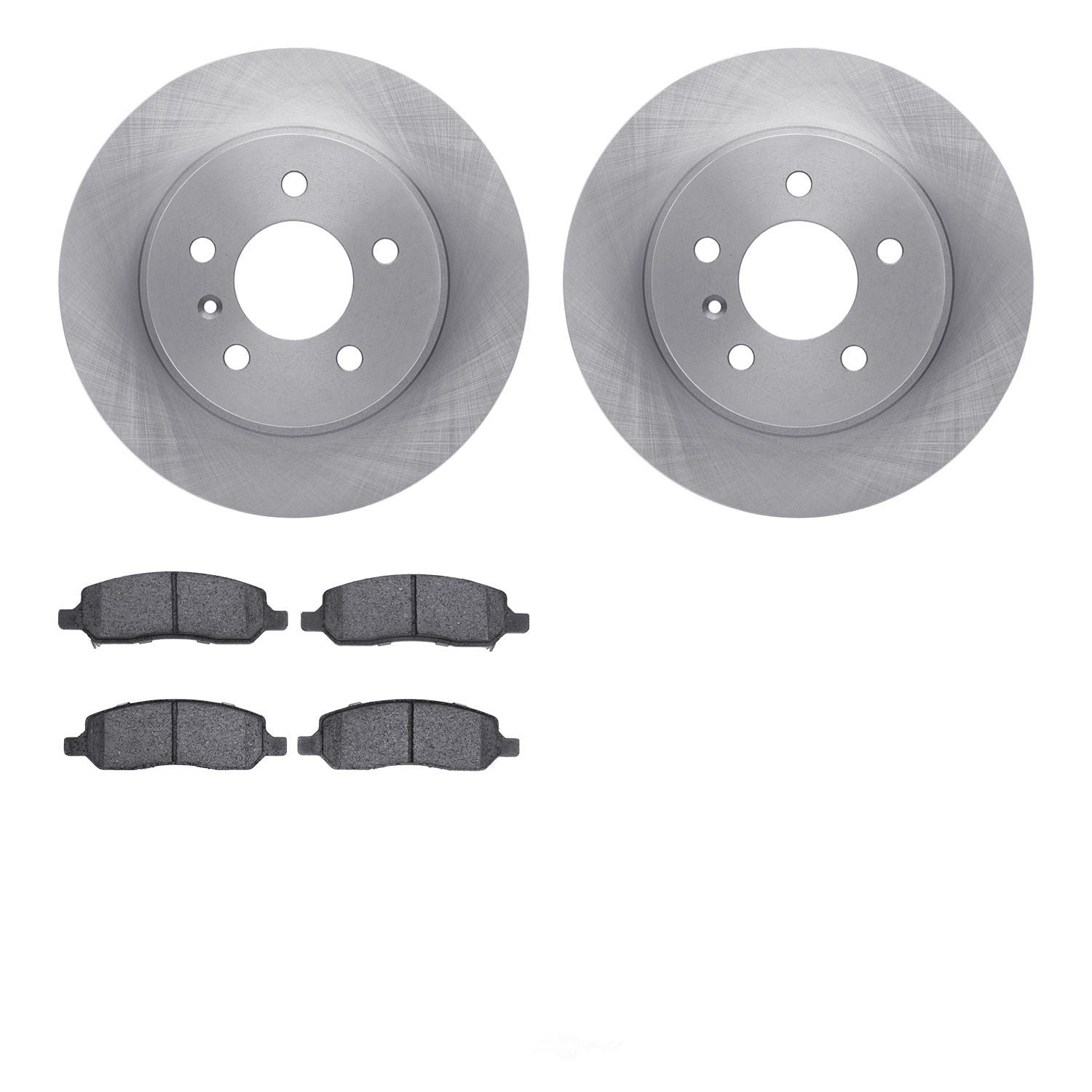 Dynamic Friction Company 6502-45097 DFC Brake Rotor with 5000 Advanced Brake Pads