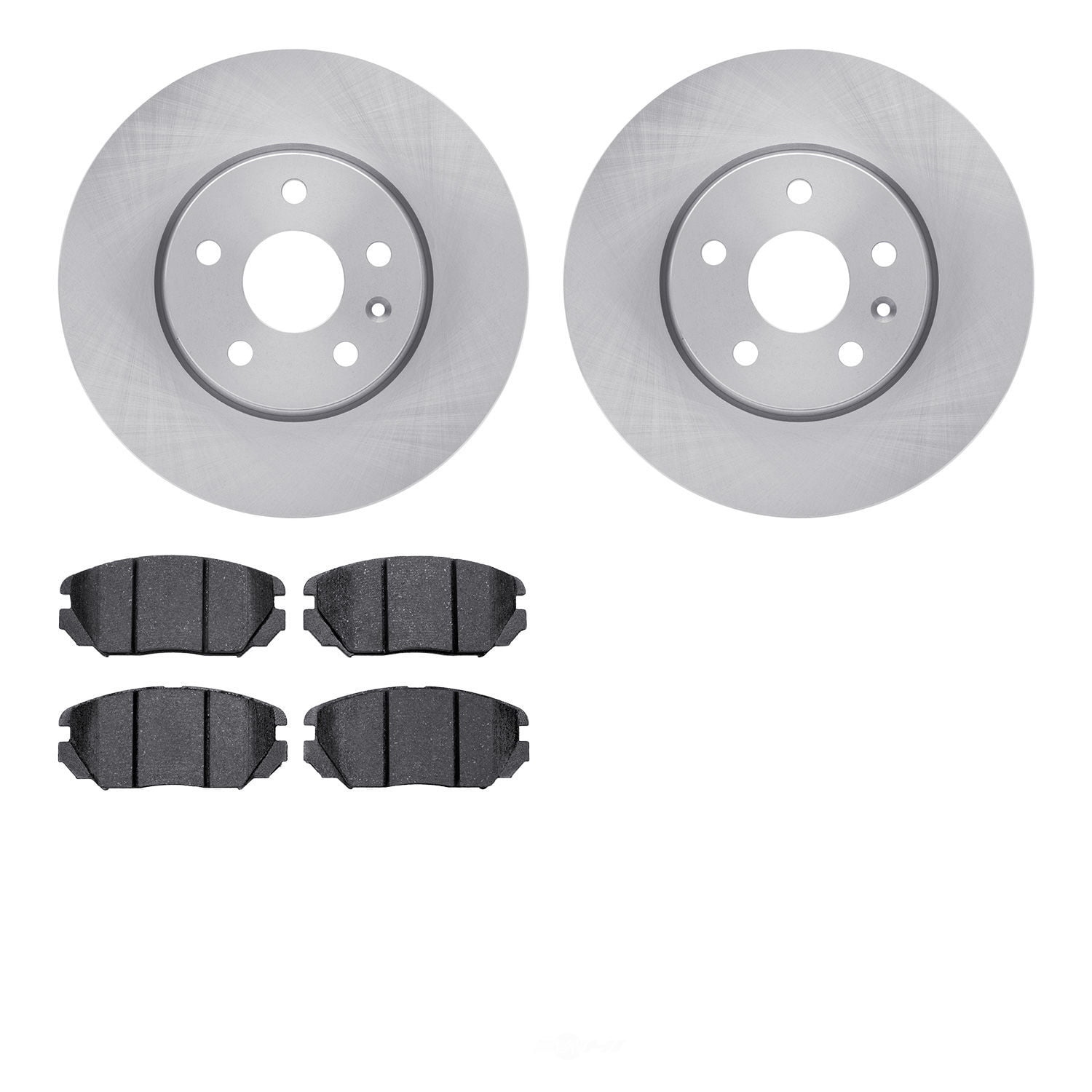 Dynamic Friction Company 6502-45113 DFC Brake Rotor with 5000 Advanced Brake Pads