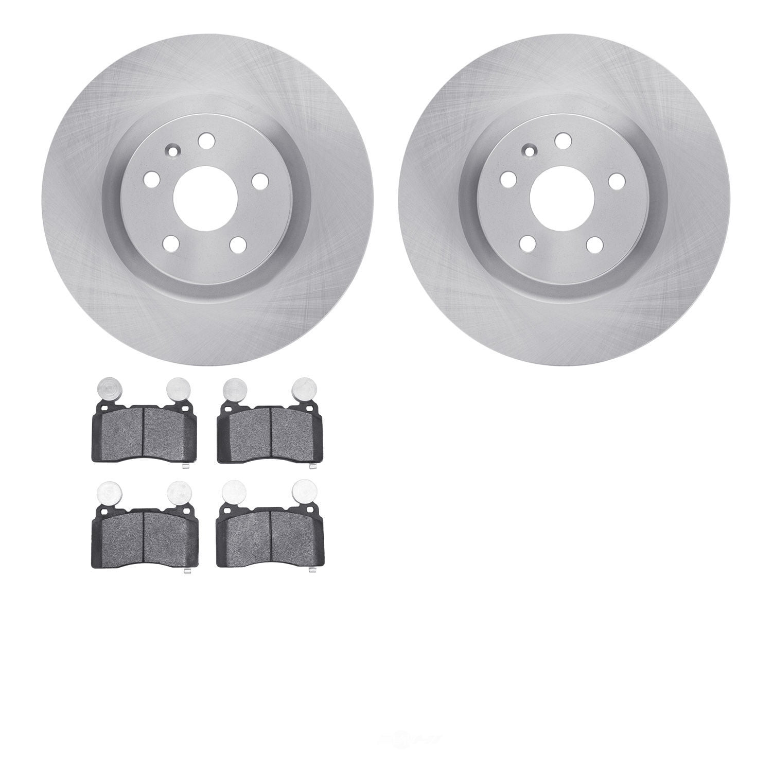 Dynamic Friction Company 6502-45127 DFC Brake Rotor with 5000 Advanced Brake Pads
