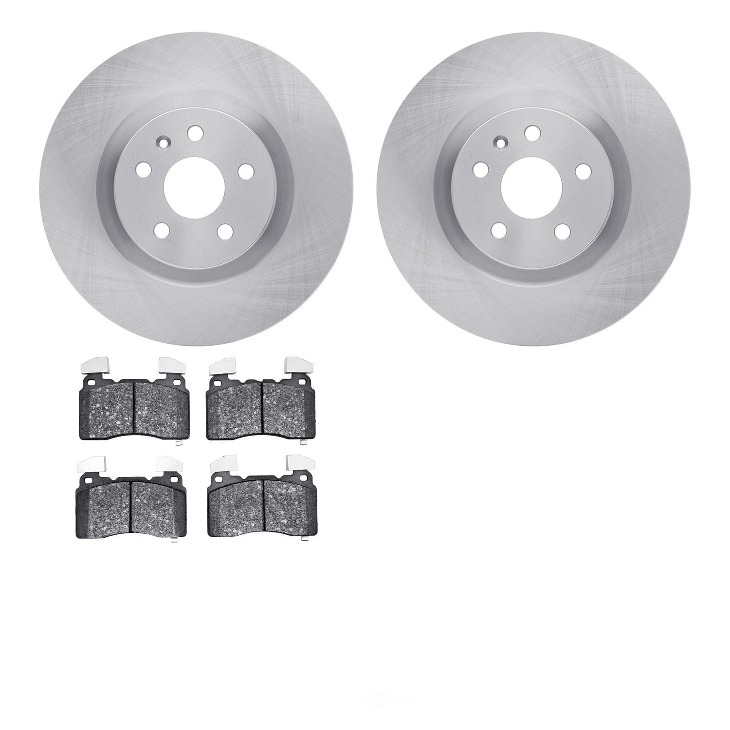 Dynamic Friction Company 6502-45128 DFC Brake Rotor with 5000 Advanced Brake Pads