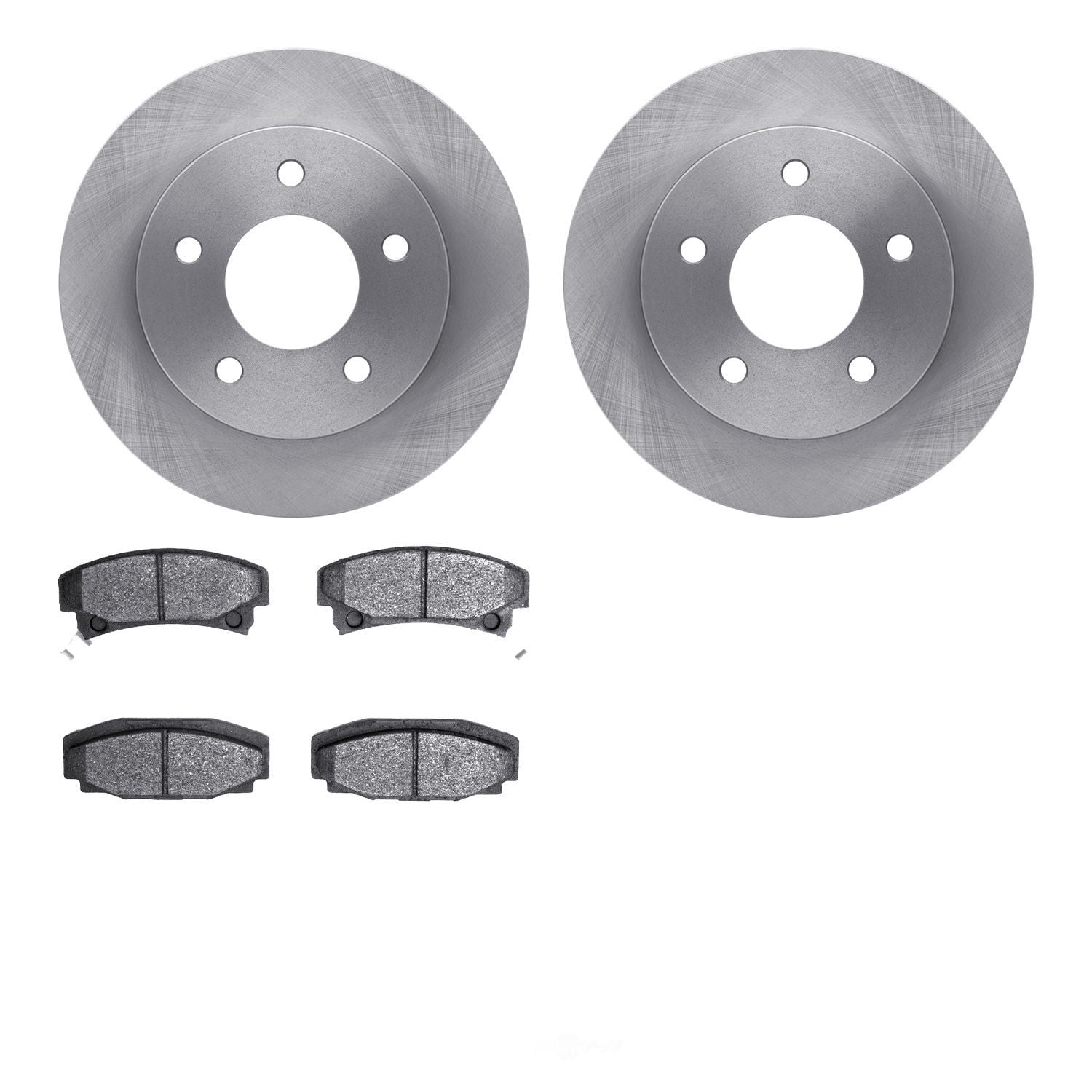 Dynamic Friction Company 6502-46070 DFC Brake Rotor with 5000 Advanced Brake Pads