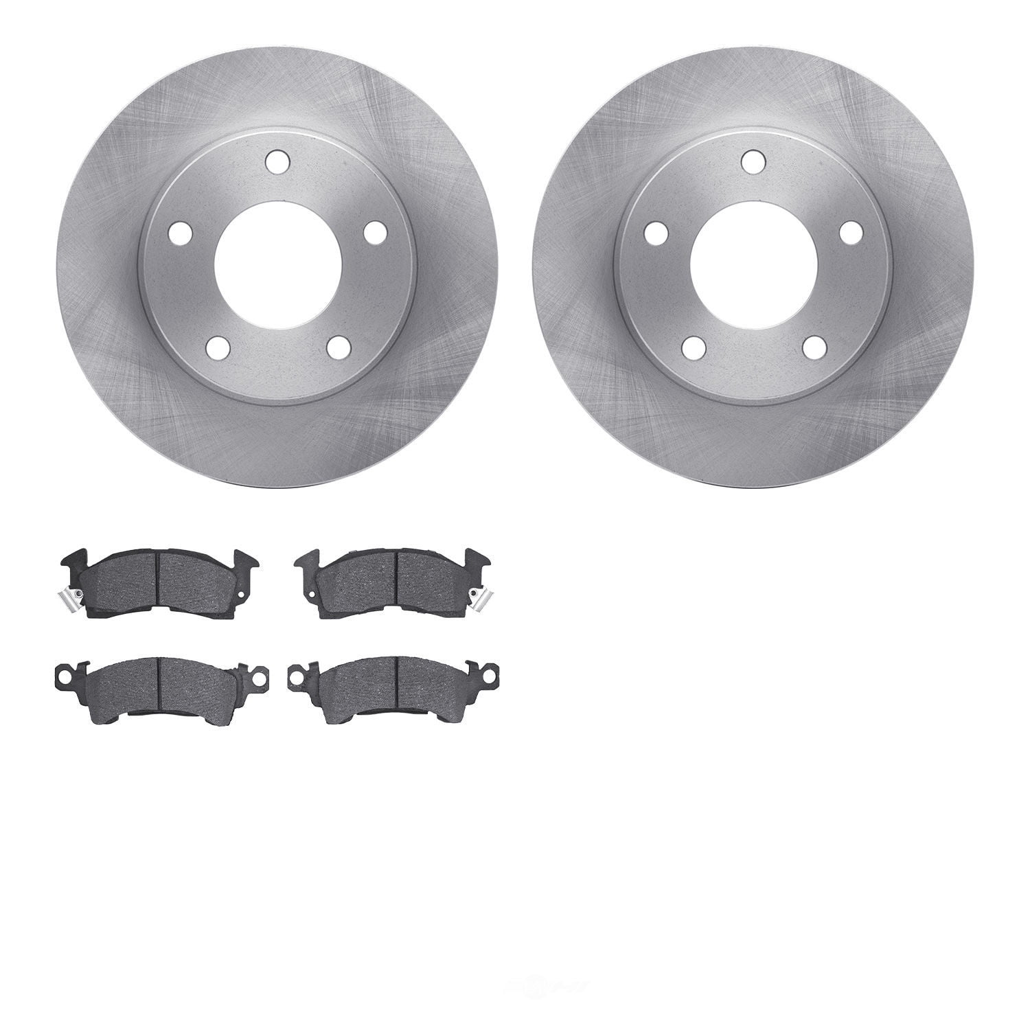 Dynamic Friction Company 6502-46074 DFC Brake Rotor with 5000 Advanced Brake Pads