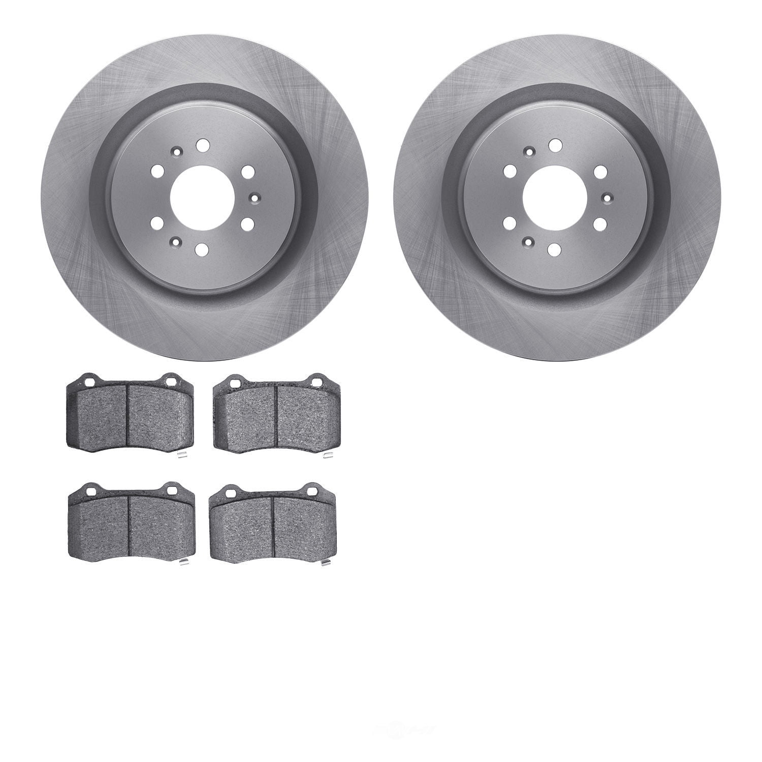 Dynamic Friction Company 6502-46132 DFC Brake Rotor with 5000 Advanced Brake Pads