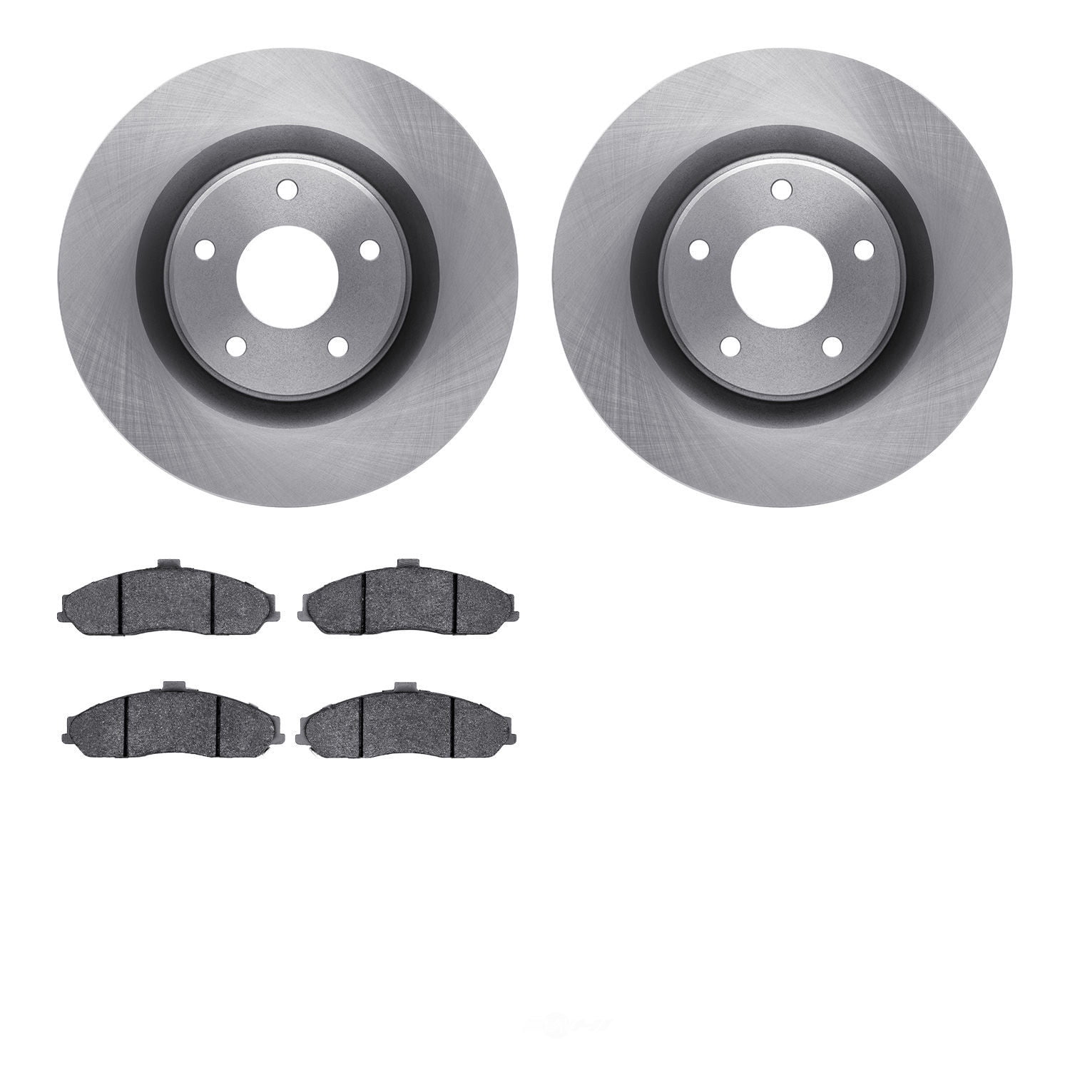 Dynamic Friction Company 6502-46146 DFC Brake Rotor with 5000 Advanced Brake Pads