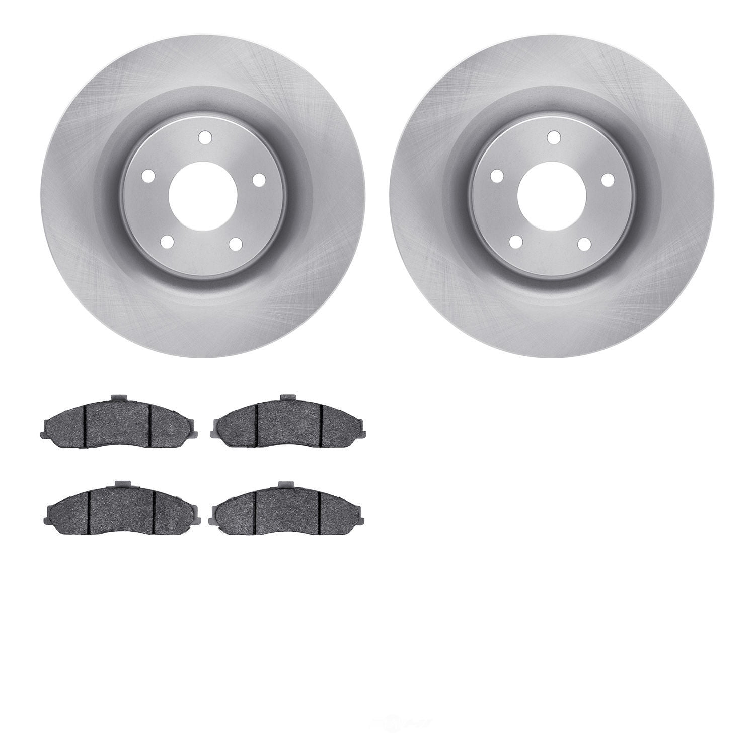 Dynamic Friction Company 6502-46152 DFC Brake Rotor with 5000 Advanced Brake Pads