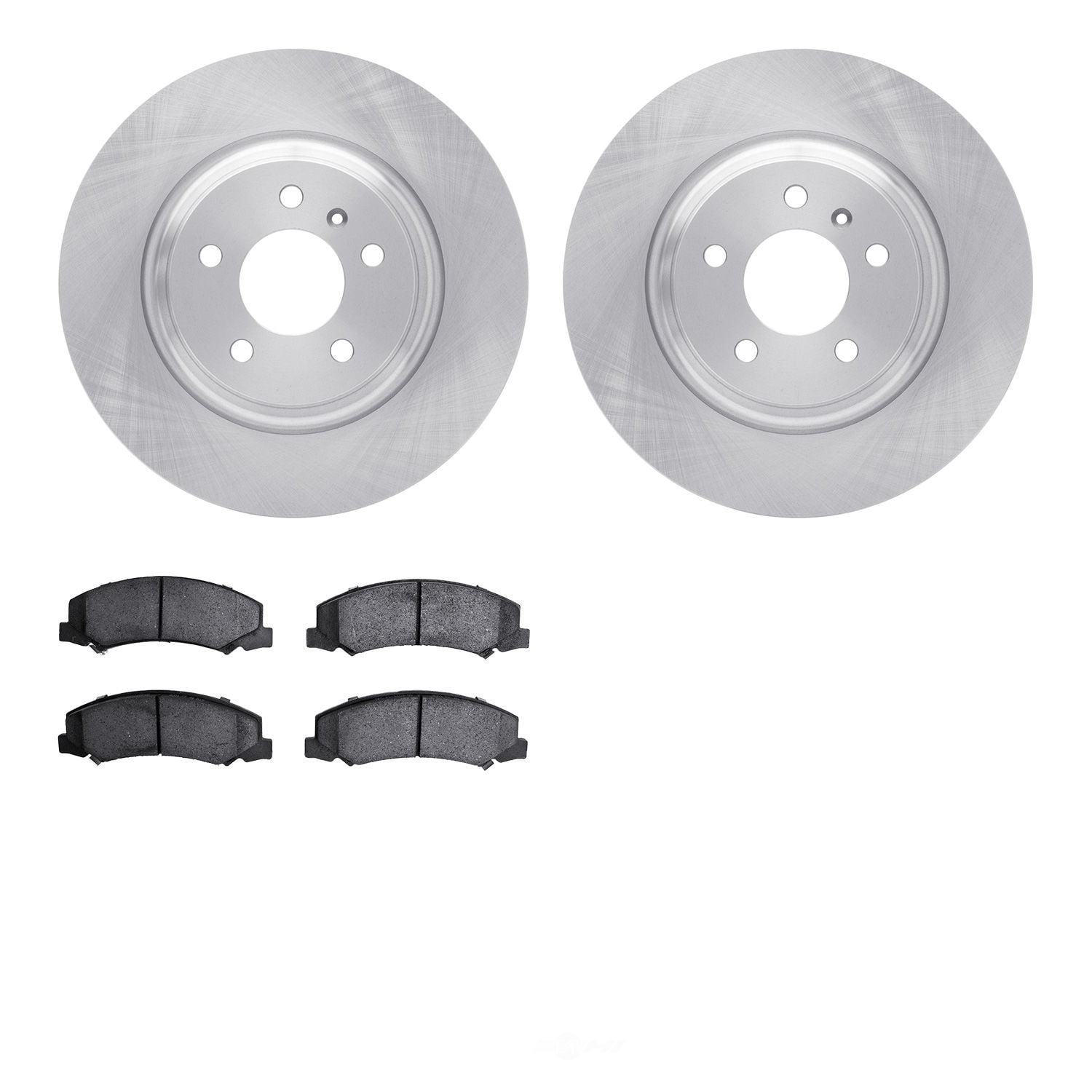 Dynamic Friction Company 6502-46165 DFC Brake Rotor with 5000 Advanced Brake Pads