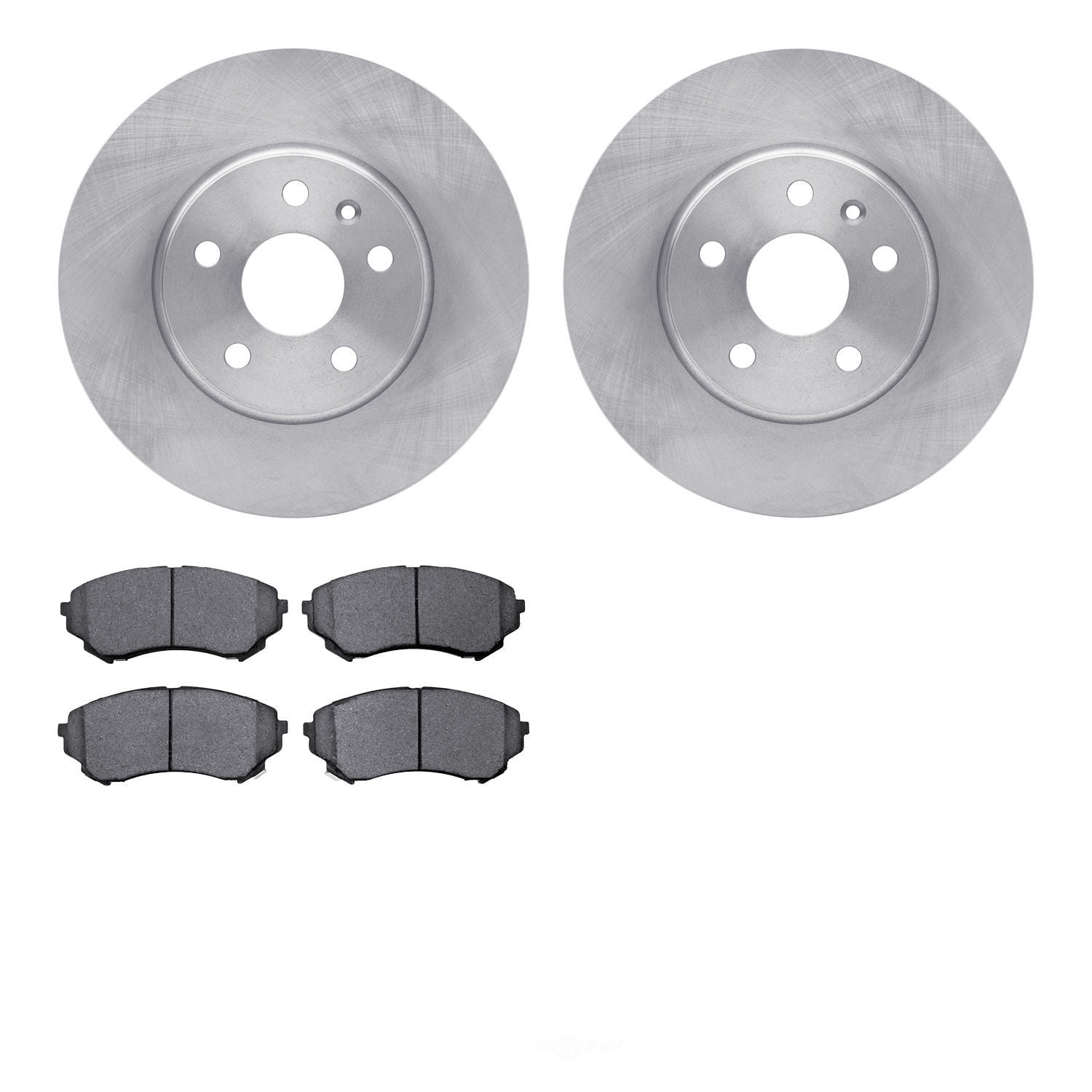 Dynamic Friction Company 6502-46182 DFC Brake Rotor with 5000 Advanced Brake Pads