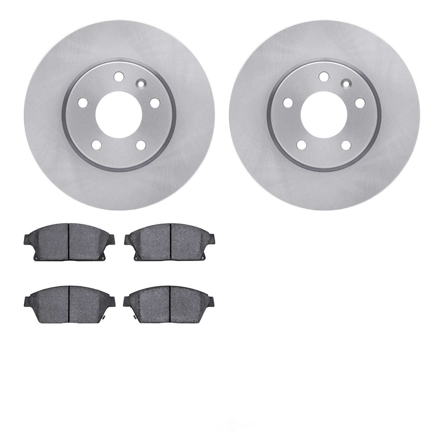 Dynamic Friction Company 6502-46214 DFC Brake Rotor with 5000 Advanced Brake Pads