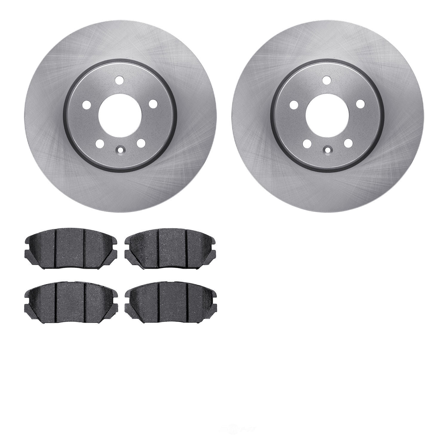 Dynamic Friction Company 6502-46238 DFC Brake Rotor with 5000 Advanced Brake Pads
