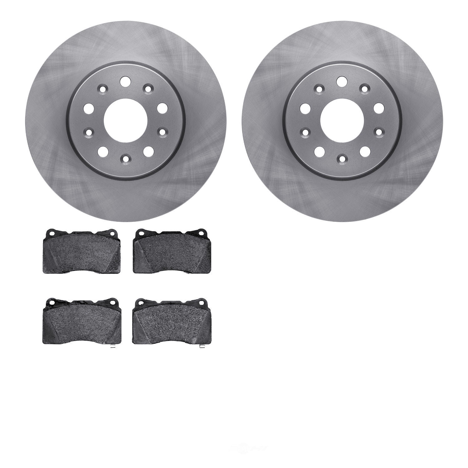 Dynamic Friction Company 6502-46244 DFC Brake Rotor with 5000 Advanced Brake Pads