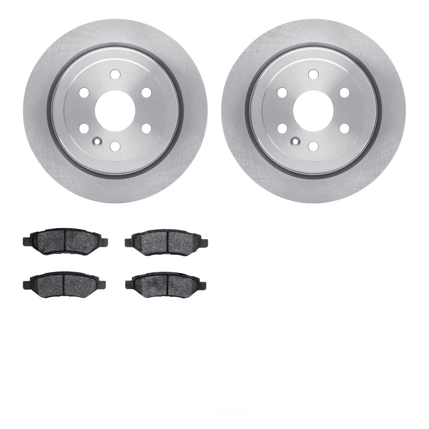 Dynamic Friction Company 6502-46284 DFC Brake Rotor with 5000 Advanced Brake Pads