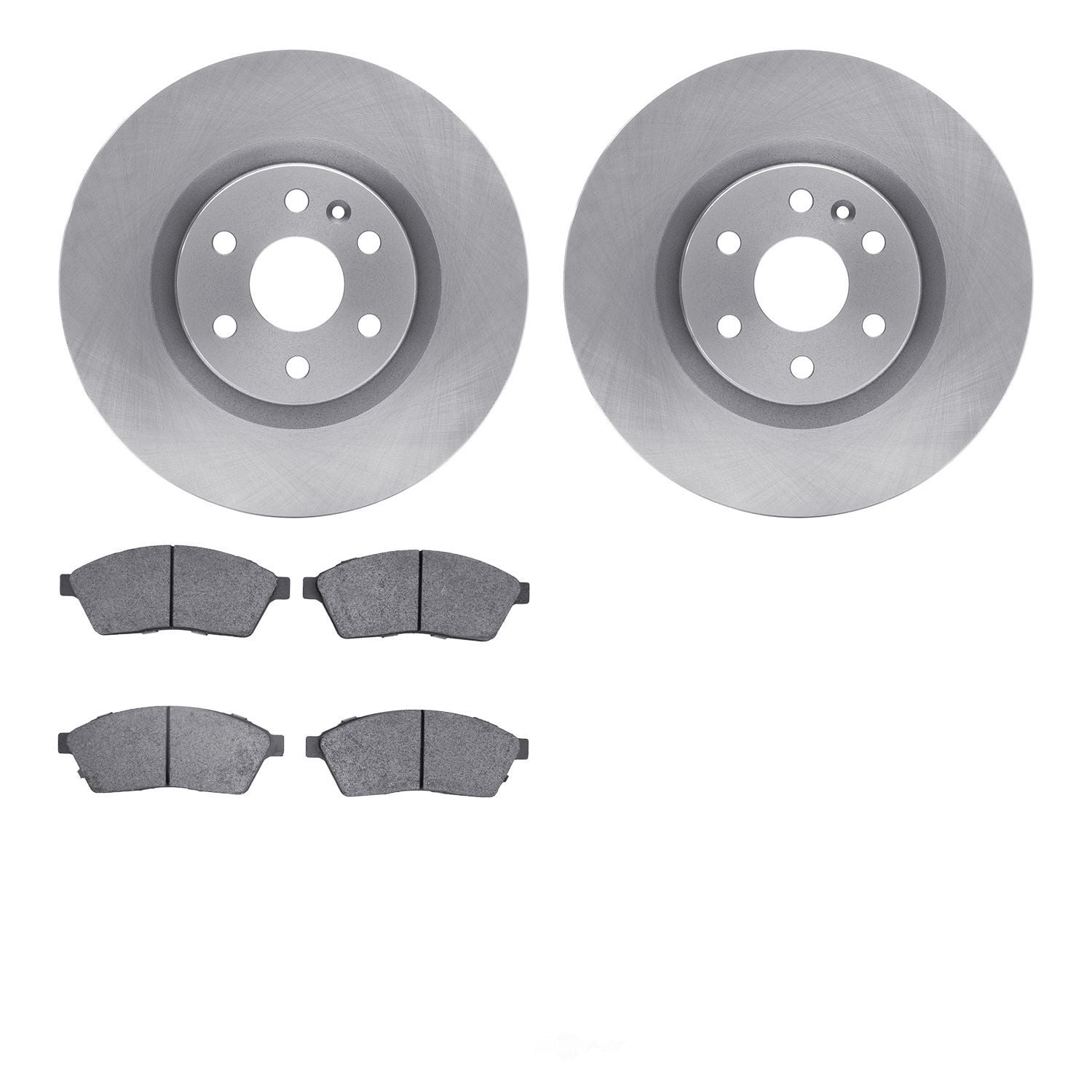 Dynamic Friction Company 6502-46287 DFC Brake Rotor with 5000 Advanced Brake Pads