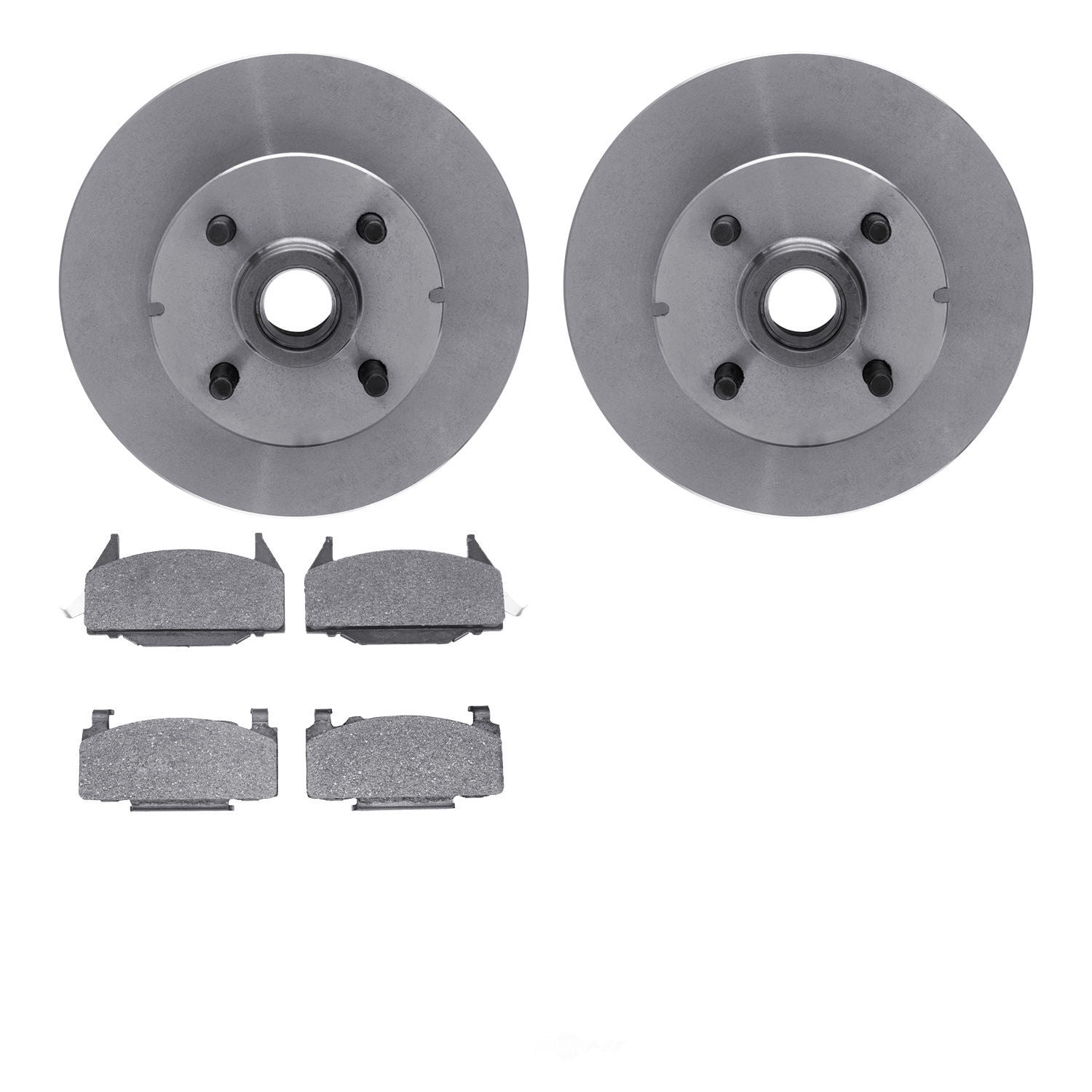 Dynamic Friction Company 6502-47059 DFC Brake Rotor with 5000 Advanced Brake Pads