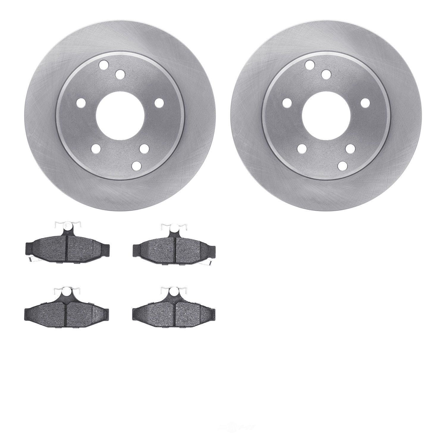 Dynamic Friction Company 6502-47076 DFC Brake Rotor with 5000 Advanced Brake Pads