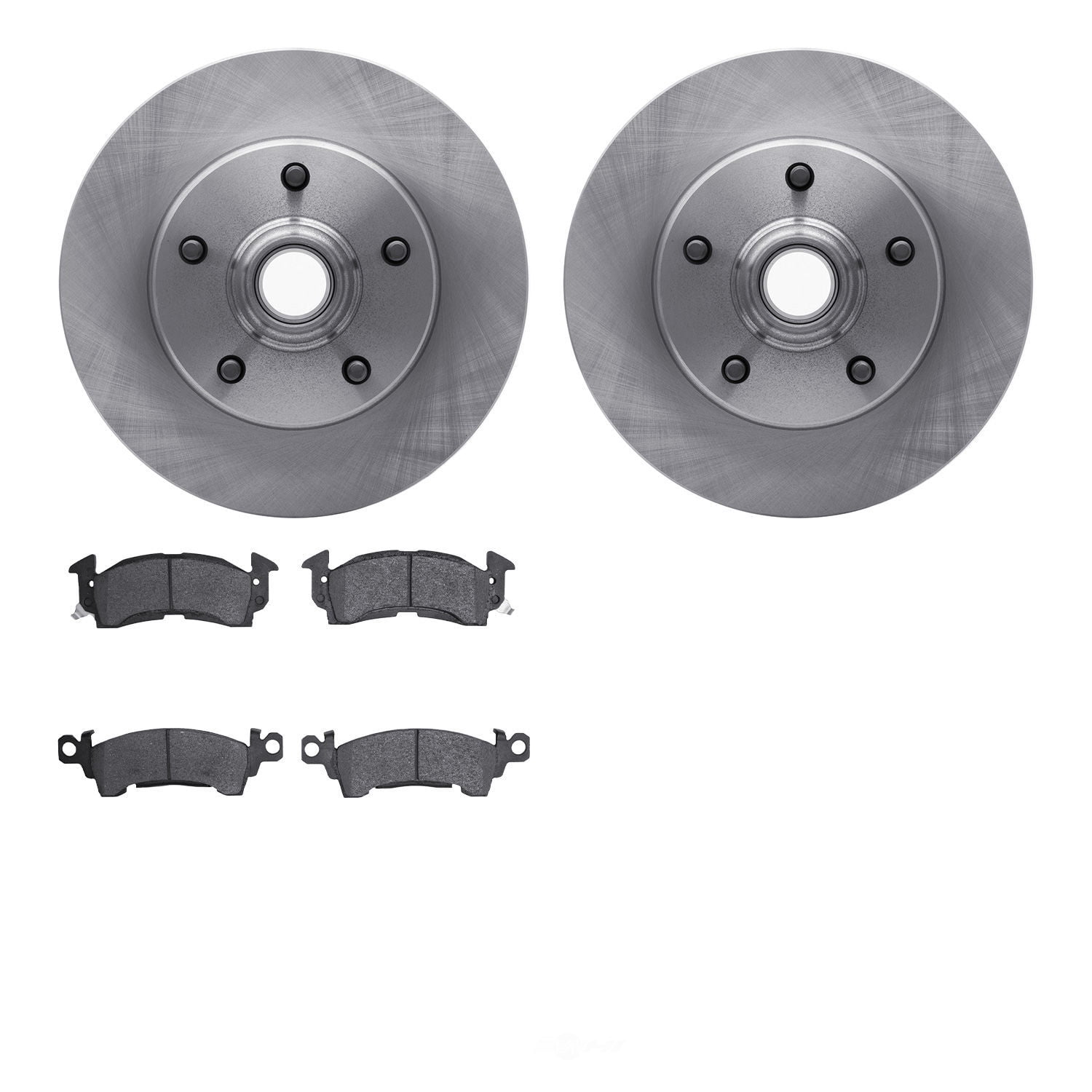 Dynamic Friction Company 6502-47114 DFC Brake Rotor with 5000 Advanced Brake Pads
