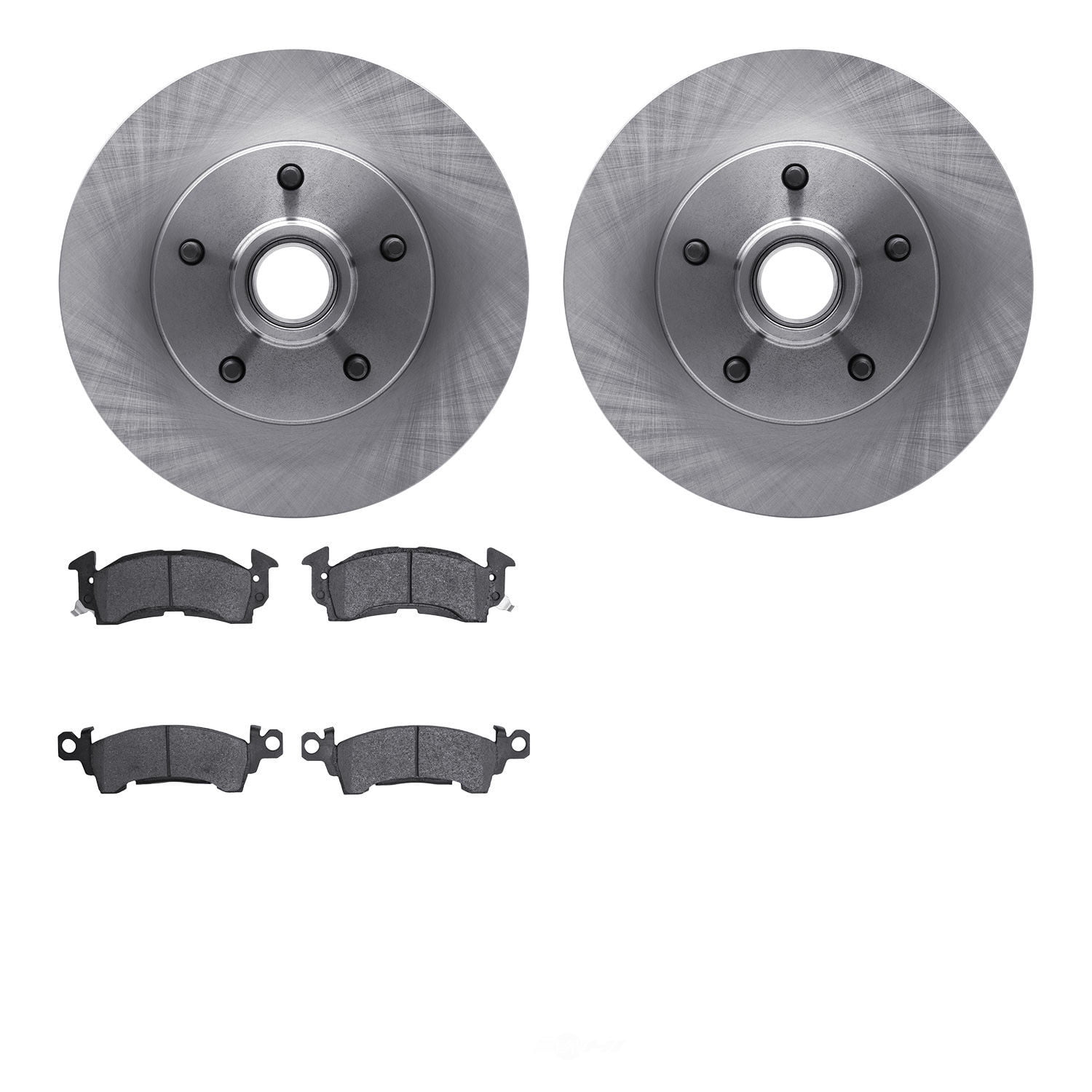 Dynamic Friction Company 6502-47139 DFC Brake Rotor with 5000 Advanced Brake Pads