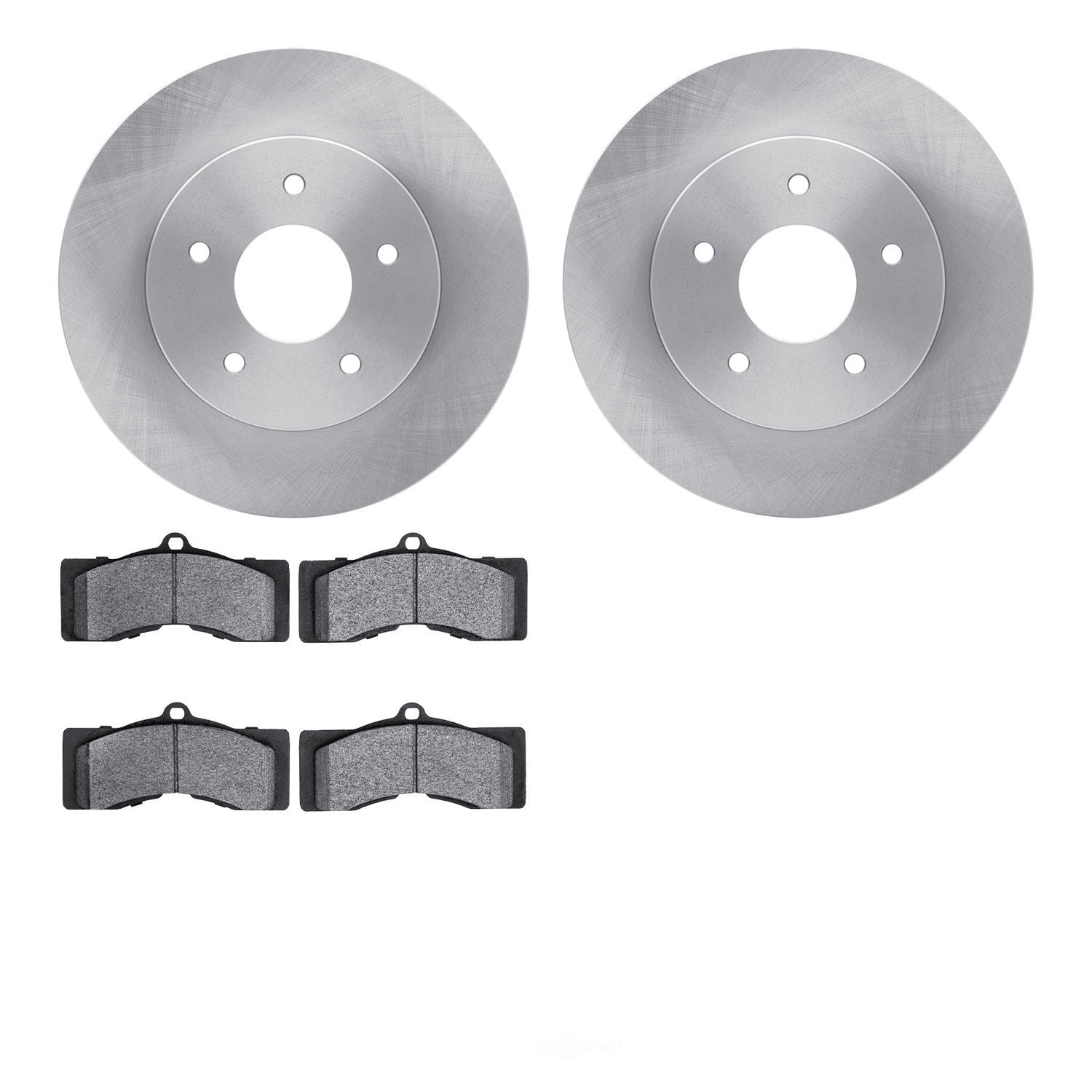Dynamic Friction Company 6502-47145 DFC Brake Rotor with 5000 Advanced Brake Pads