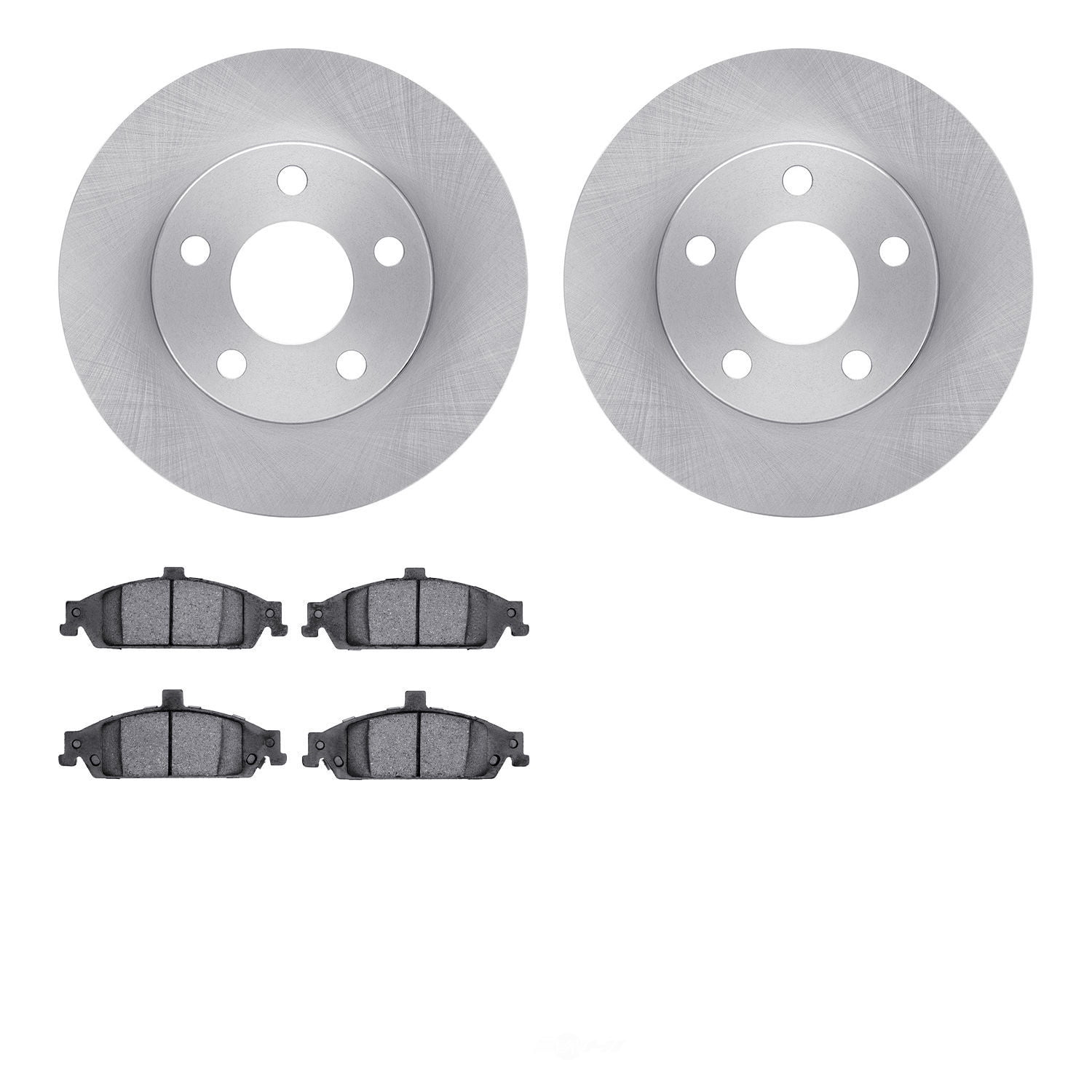 Dynamic Friction Company 6502-47173 DFC Brake Rotor with 5000 Advanced Brake Pads