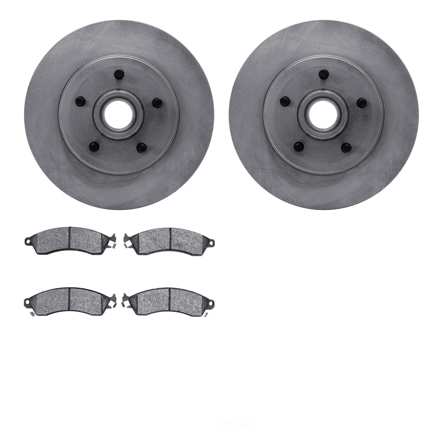 Dynamic Friction Company 6502-47177 DFC Brake Rotor with 5000 Advanced Brake Pads