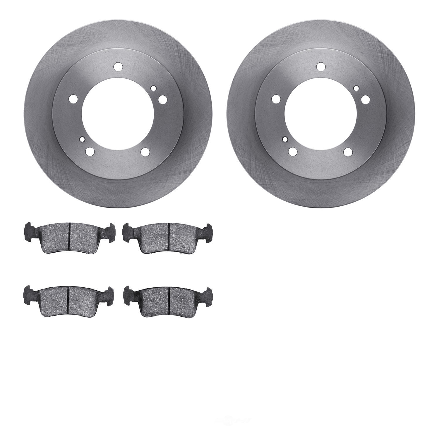 Dynamic Friction Company 6502-47183 DFC Brake Rotor with 5000 Advanced Brake Pads