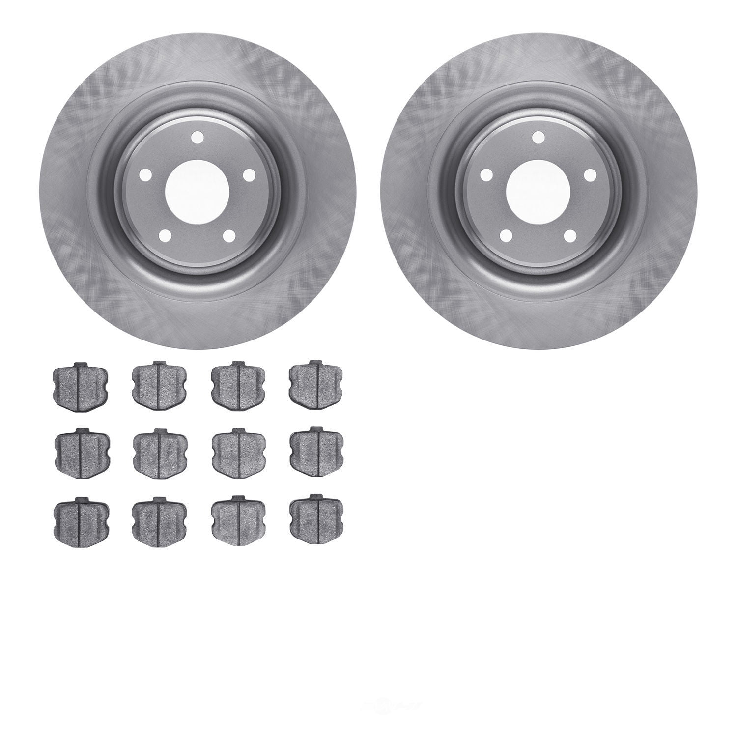 Dynamic Friction Company 6502-47200 DFC Brake Rotor with 5000 Advanced Brake Pads