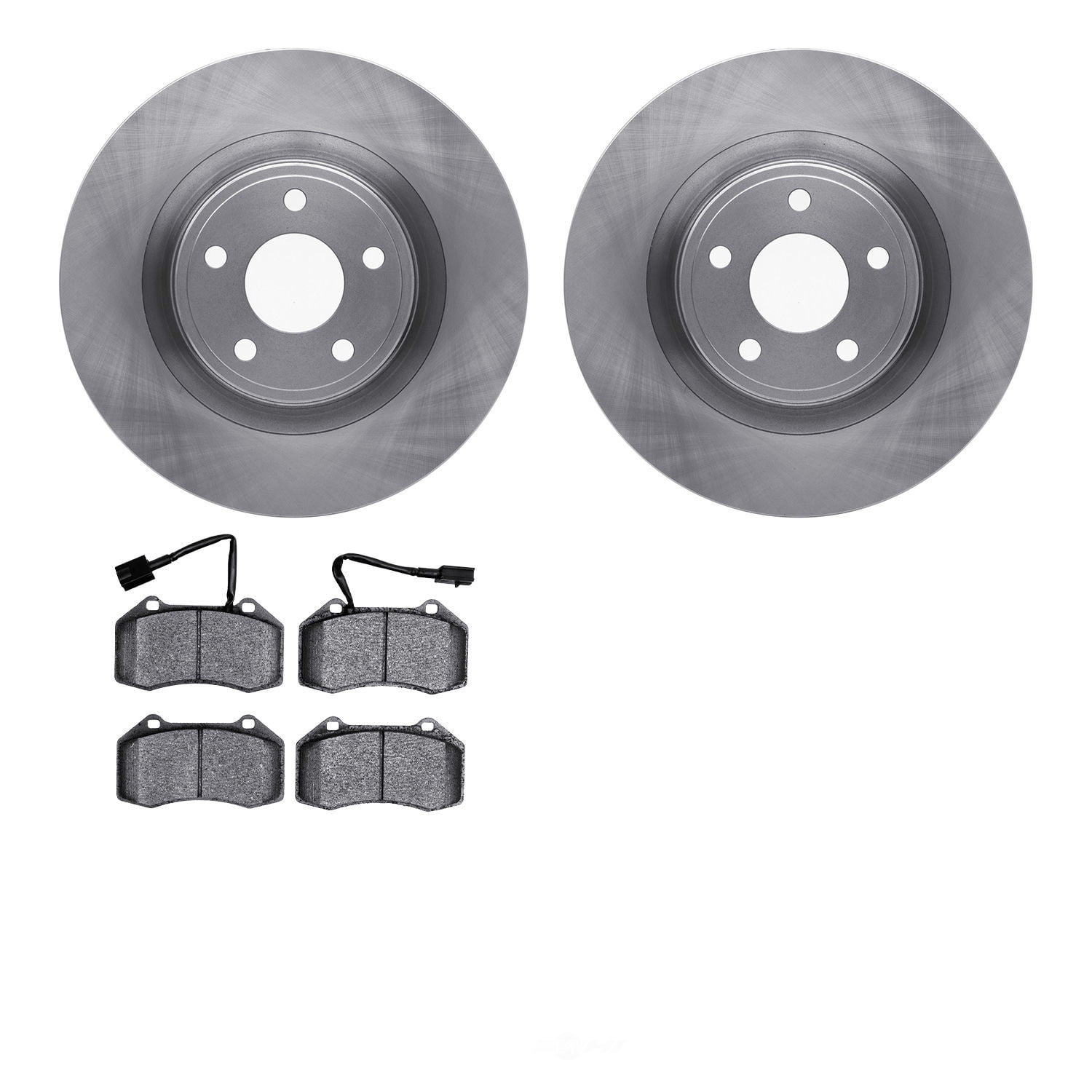 Dynamic Friction Company 6502-47216 DFC Brake Rotor with 5000 Advanced Brake Pads