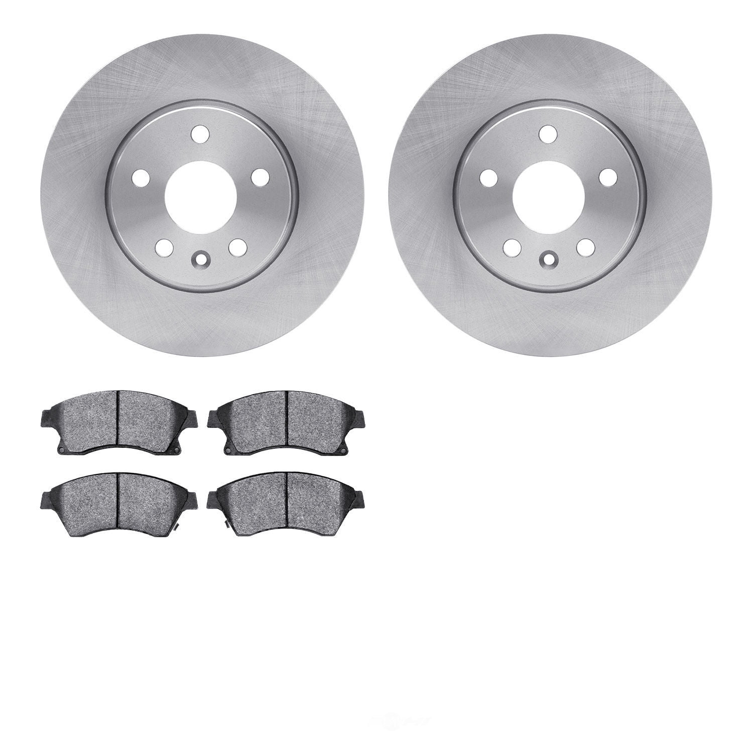 Dynamic Friction Company 6502-47234 DFC Brake Rotor with 5000 Advanced Brake Pads