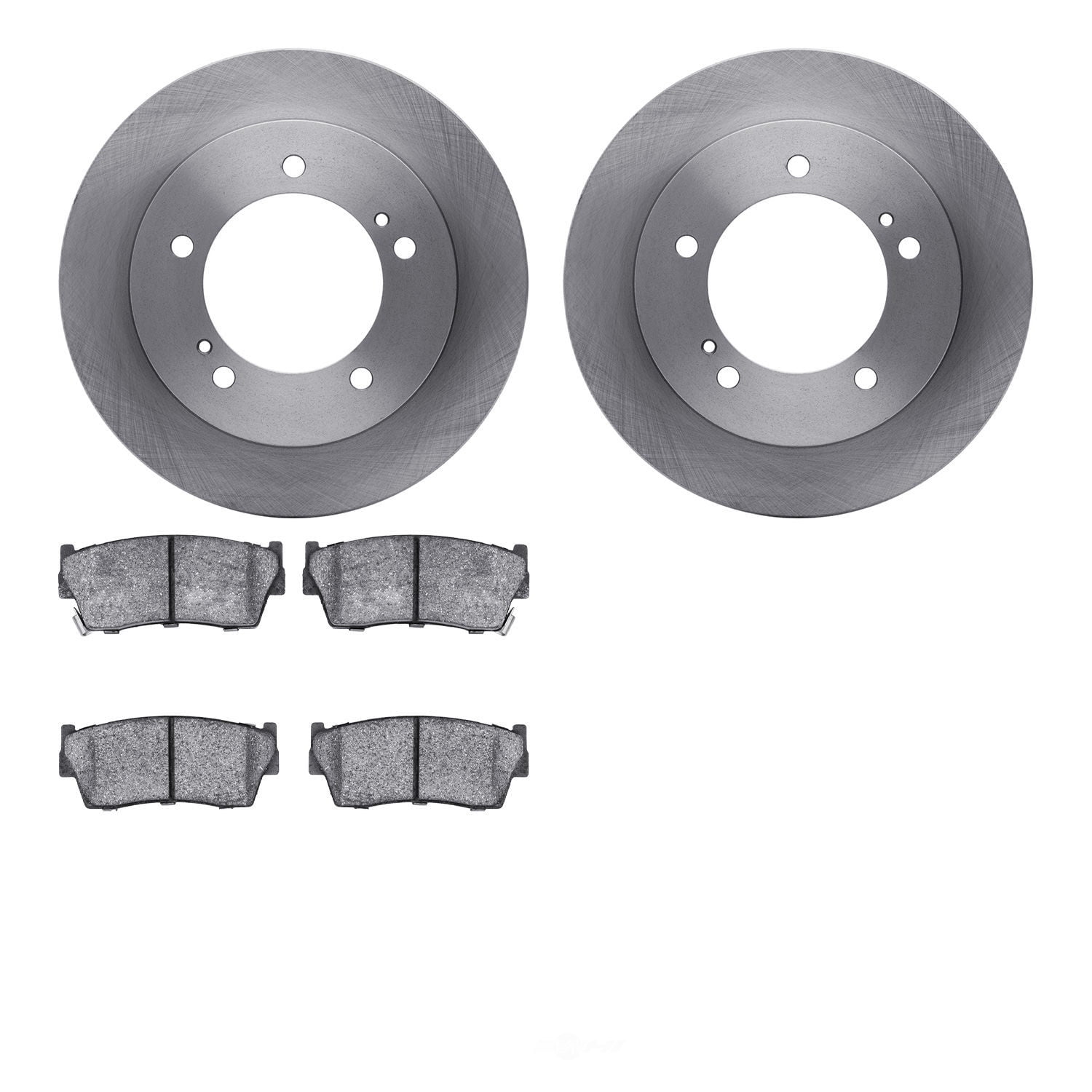 Dynamic Friction Company 6502-47274 DFC Brake Rotor with 5000 Advanced Brake Pads