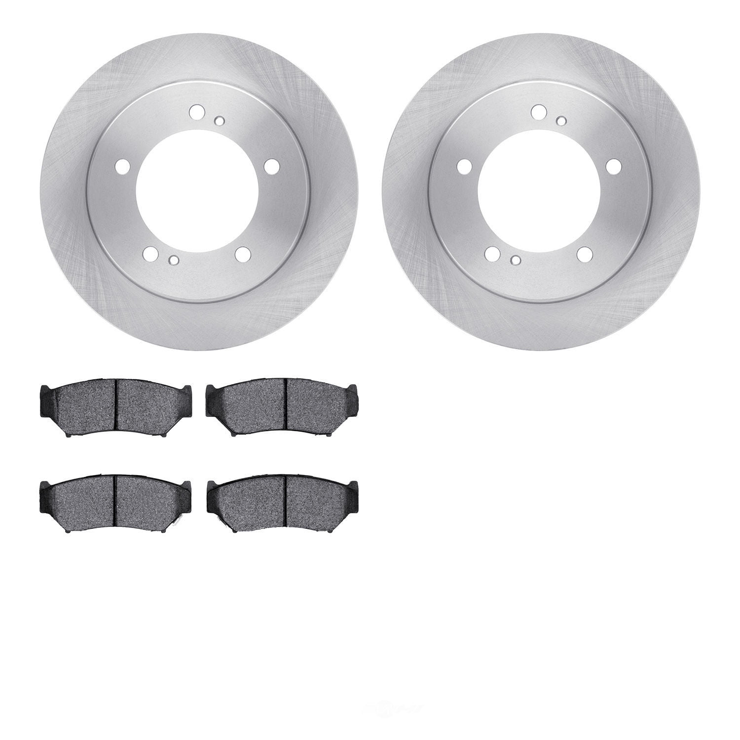 Dynamic Friction Company 6502-47284 DFC Brake Rotor with 5000 Advanced Brake Pads