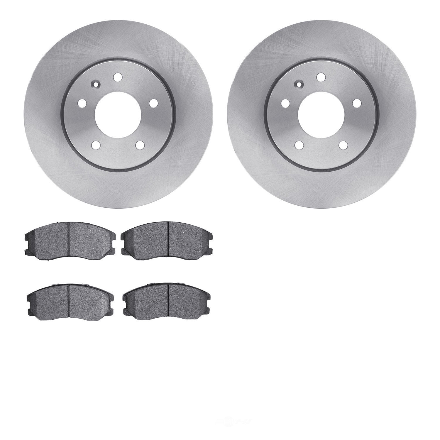 Dynamic Friction Company 6502-47316 DFC Brake Rotor with 5000 Advanced Brake Pads