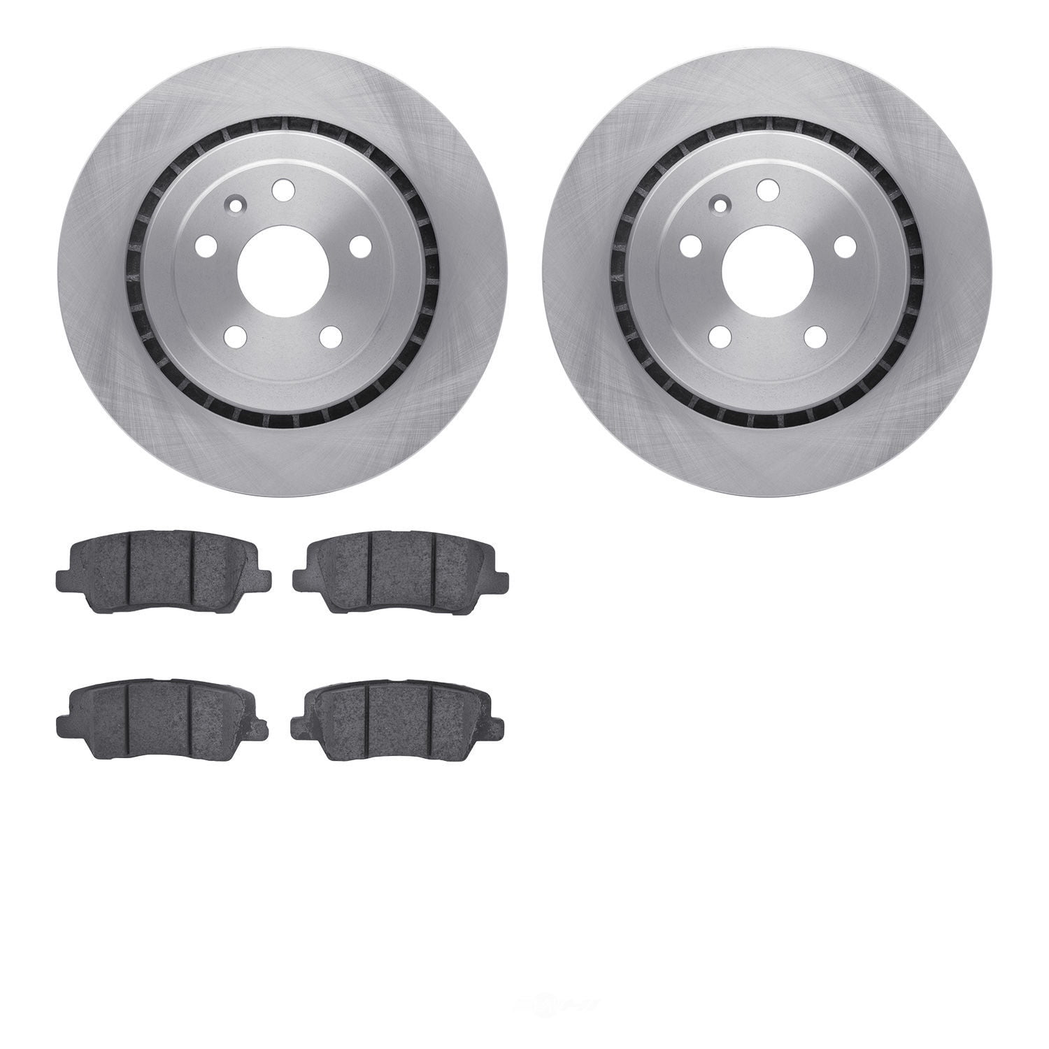 Dynamic Friction Company 6502-47326 DFC Brake Rotor with 5000 Advanced Brake Pads