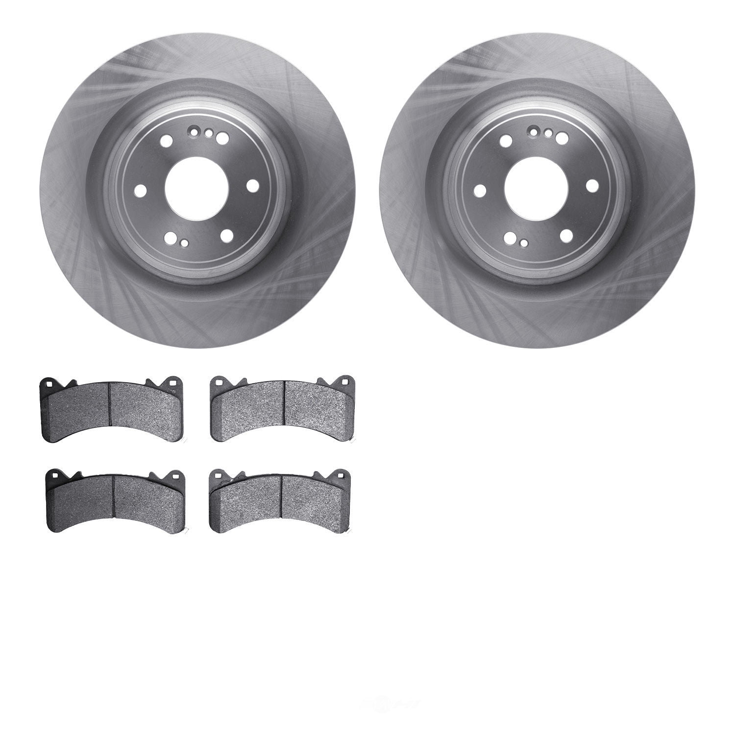 Dynamic Friction Company 6502-47351 DFC Brake Rotor with 5000 Advanced Brake Pads