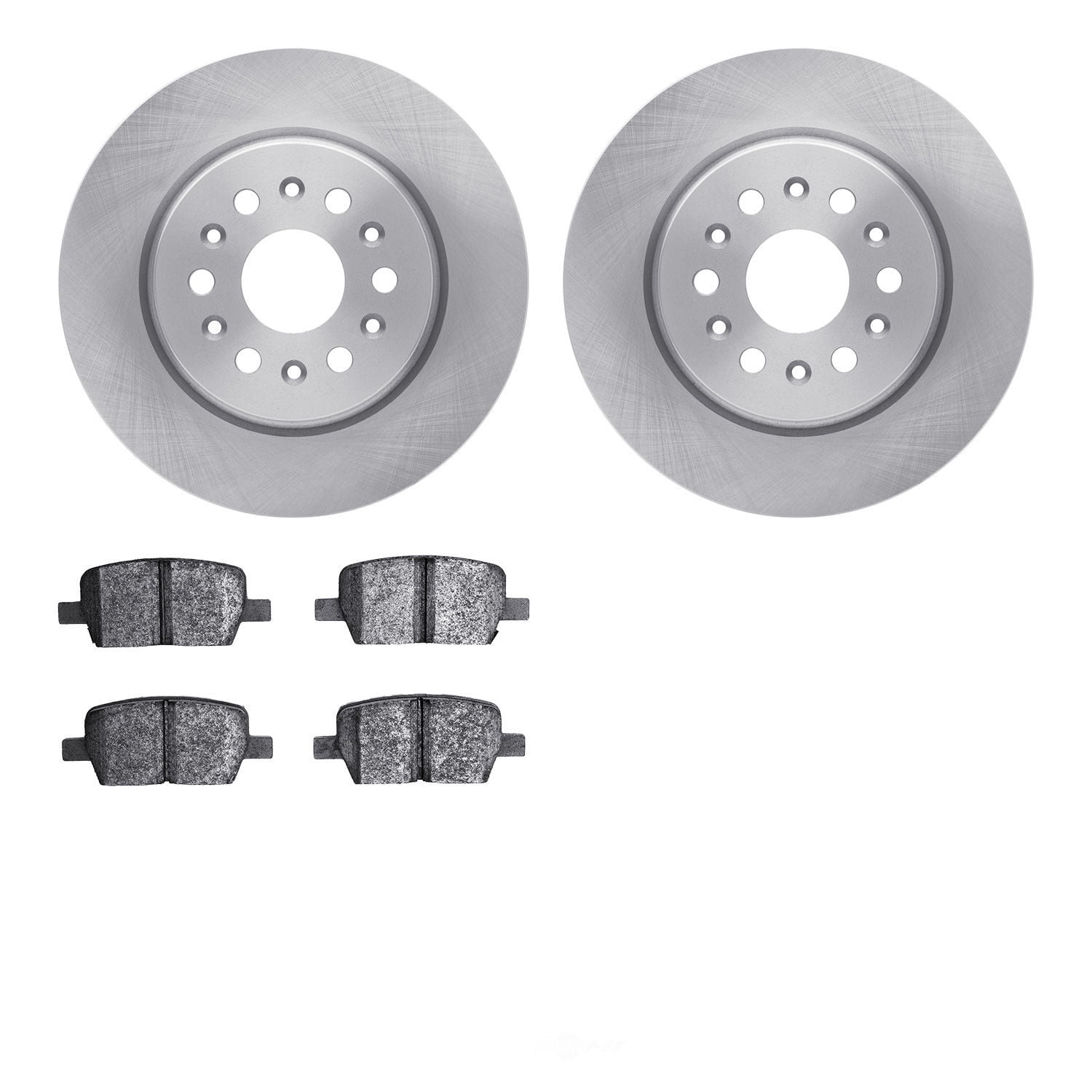 Dynamic Friction Company 6502-48073 DFC Brake Rotor with 5000 Advanced Brake Pads