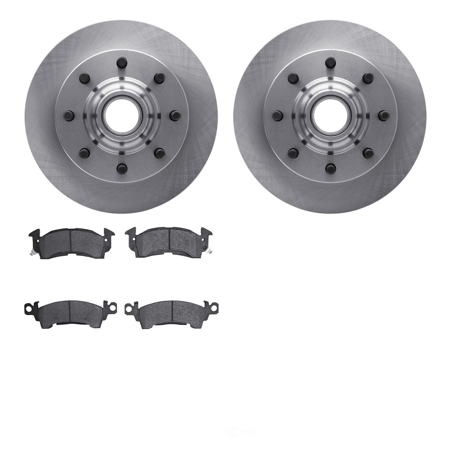Dynamic Friction Company 6502-48093 DFC Brake Rotor with 5000 Advanced Brake Pads
