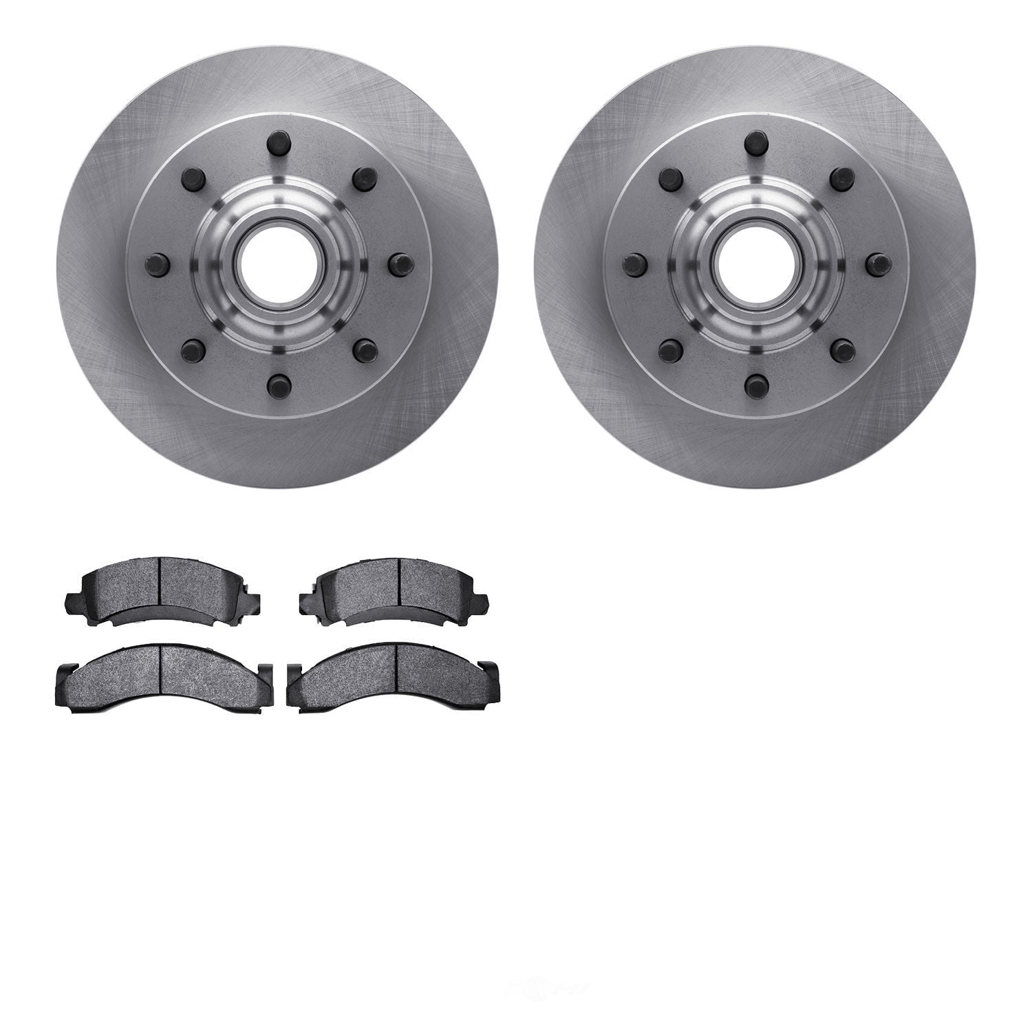 Dynamic Friction Company 6502-48095 DFC Brake Rotor with 5000 Advanced Brake Pads