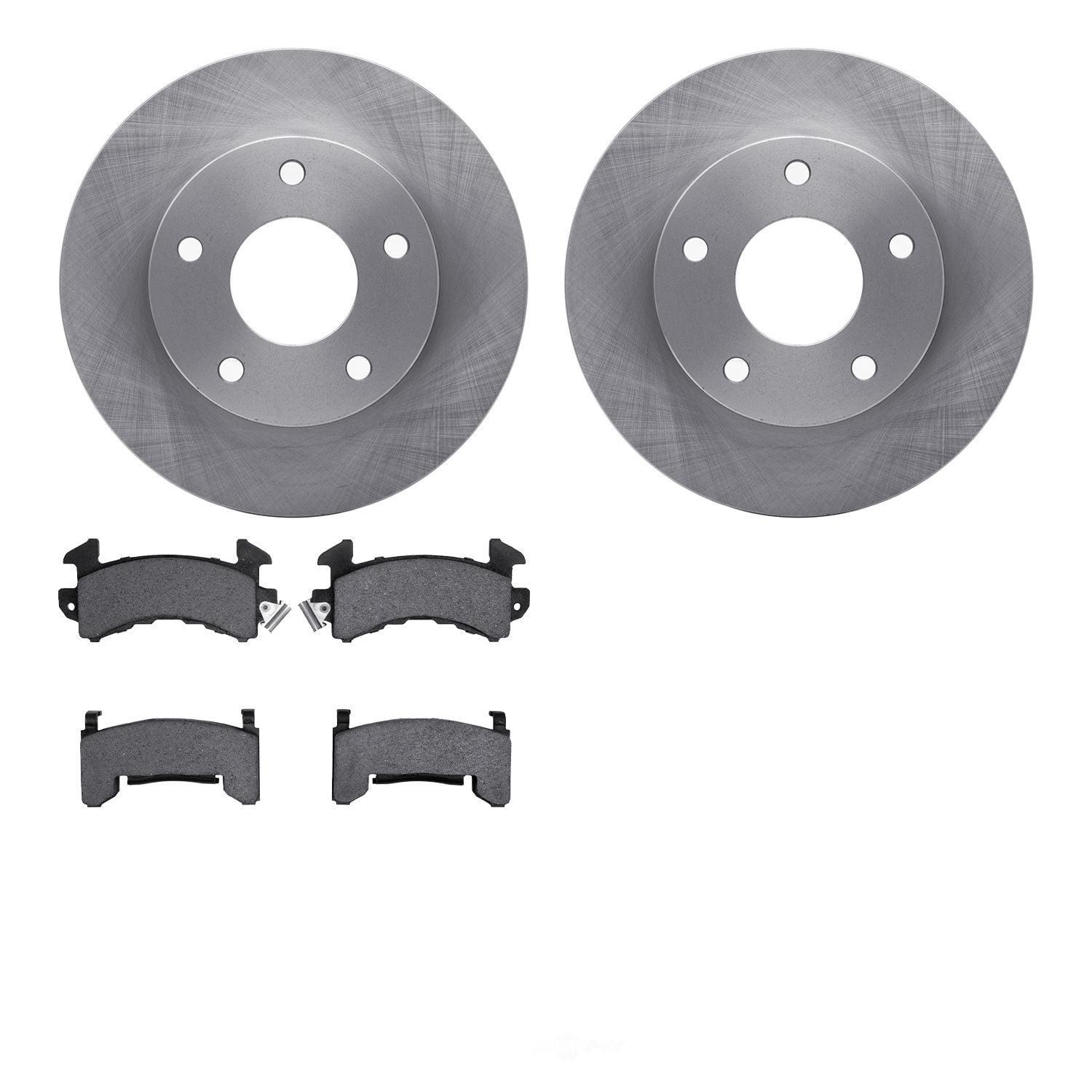 Dynamic Friction Company 6502-48102 DFC Brake Rotor with 5000 Advanced Brake Pads