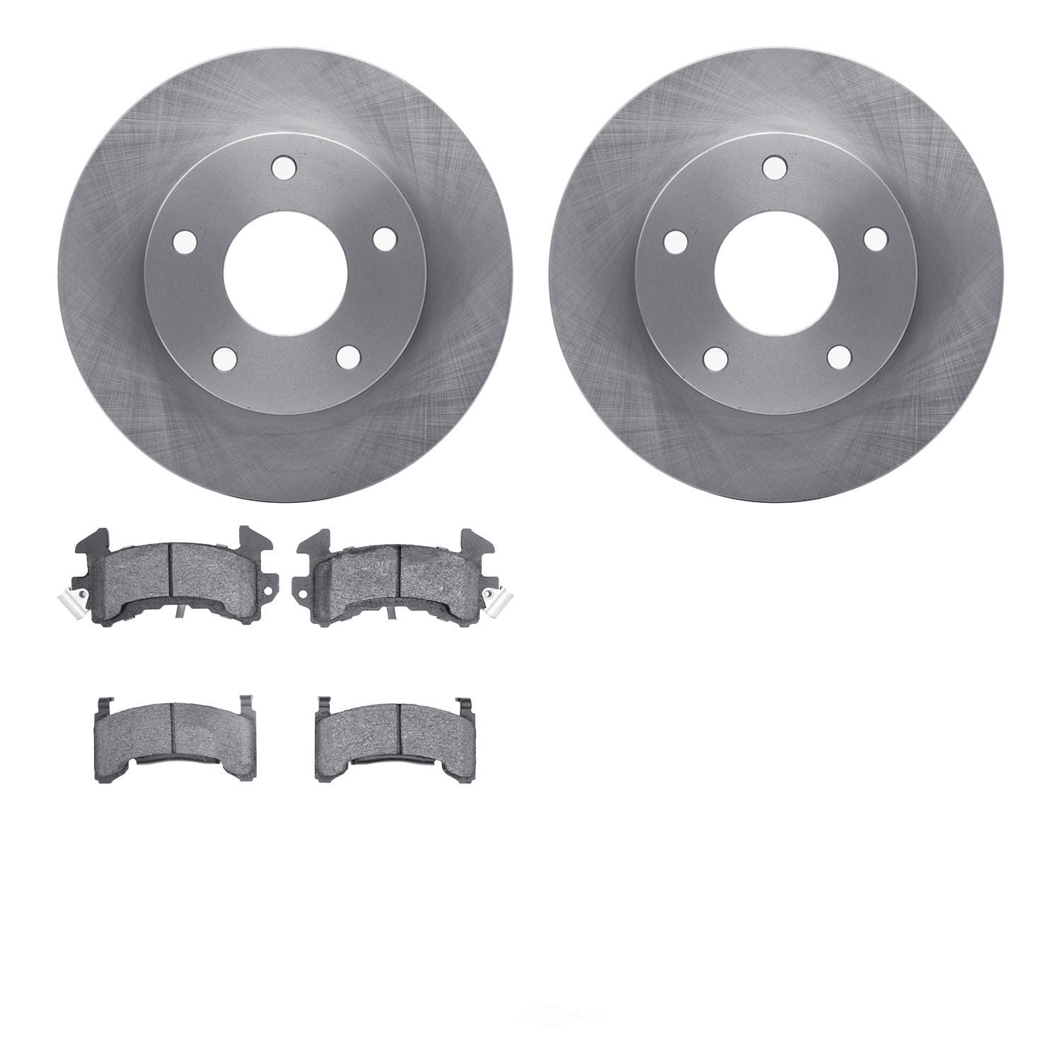 Dynamic Friction Company 6502-48104 DFC Brake Rotor with 5000 Advanced Brake Pads