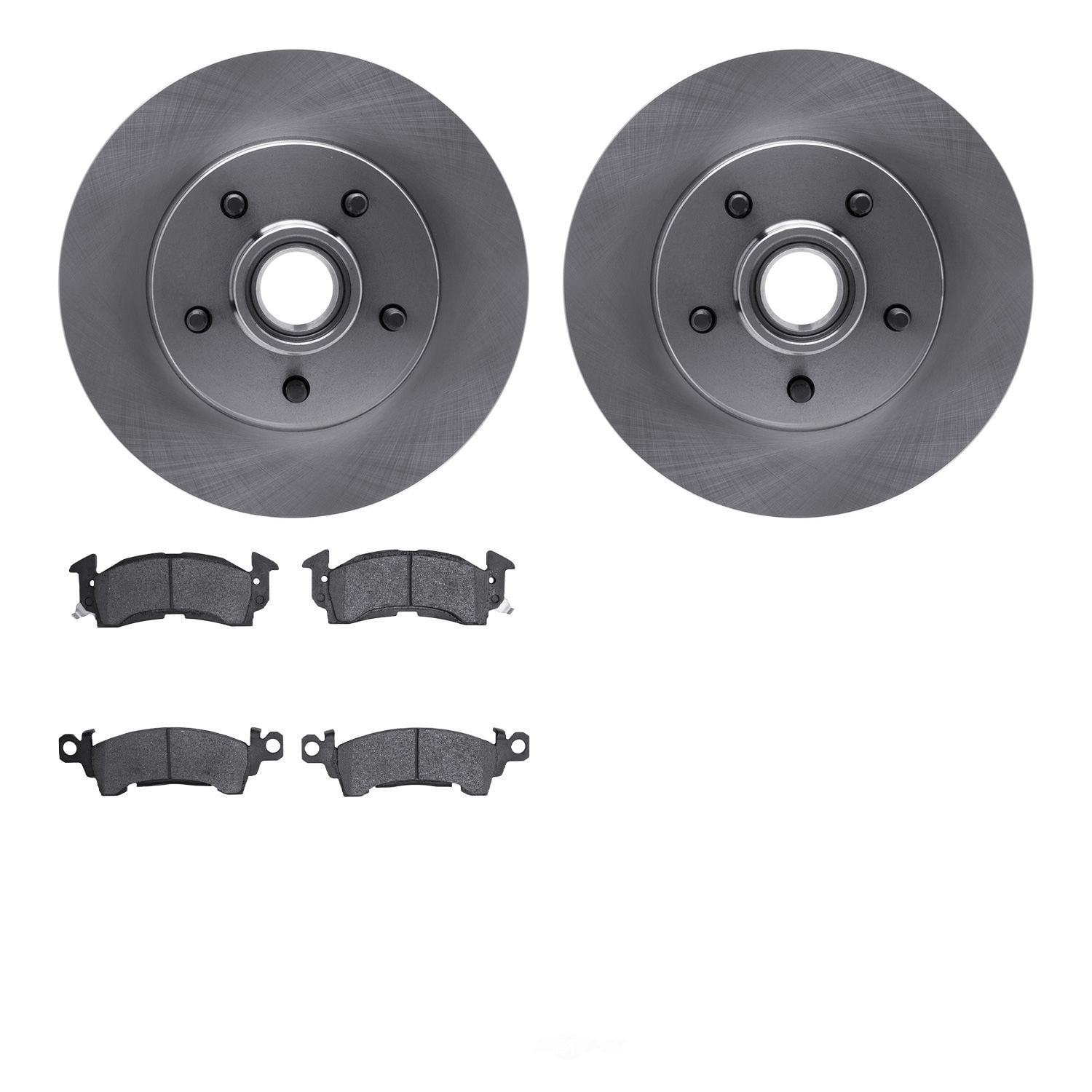 Dynamic Friction Company 6502-48111 DFC Brake Rotor with 5000 Advanced Brake Pads
