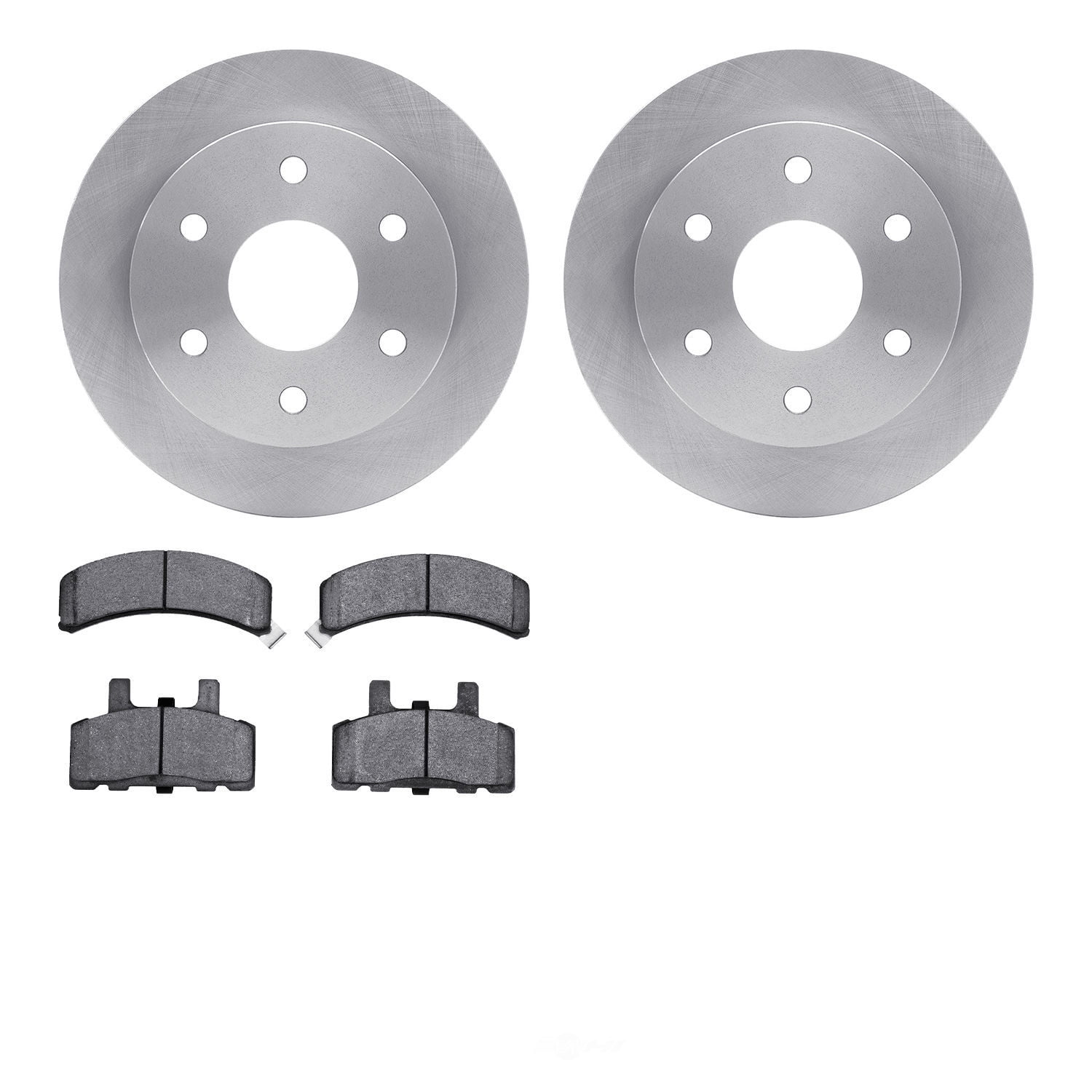 Dynamic Friction Company 6502-48118 DFC Brake Rotor with 5000 Advanced Brake Pads