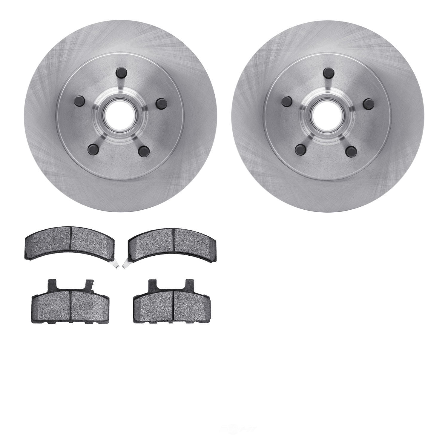 Dynamic Friction Company 6502-48123 DFC Brake Rotor with 5000 Advanced Brake Pads